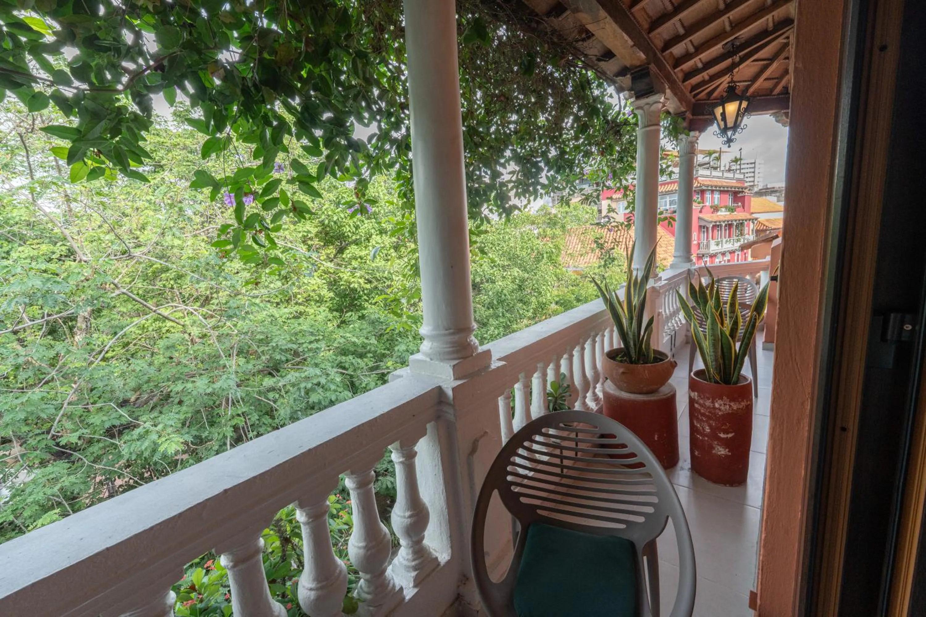 Balcony/Terrace in Hotel Casa La Fe