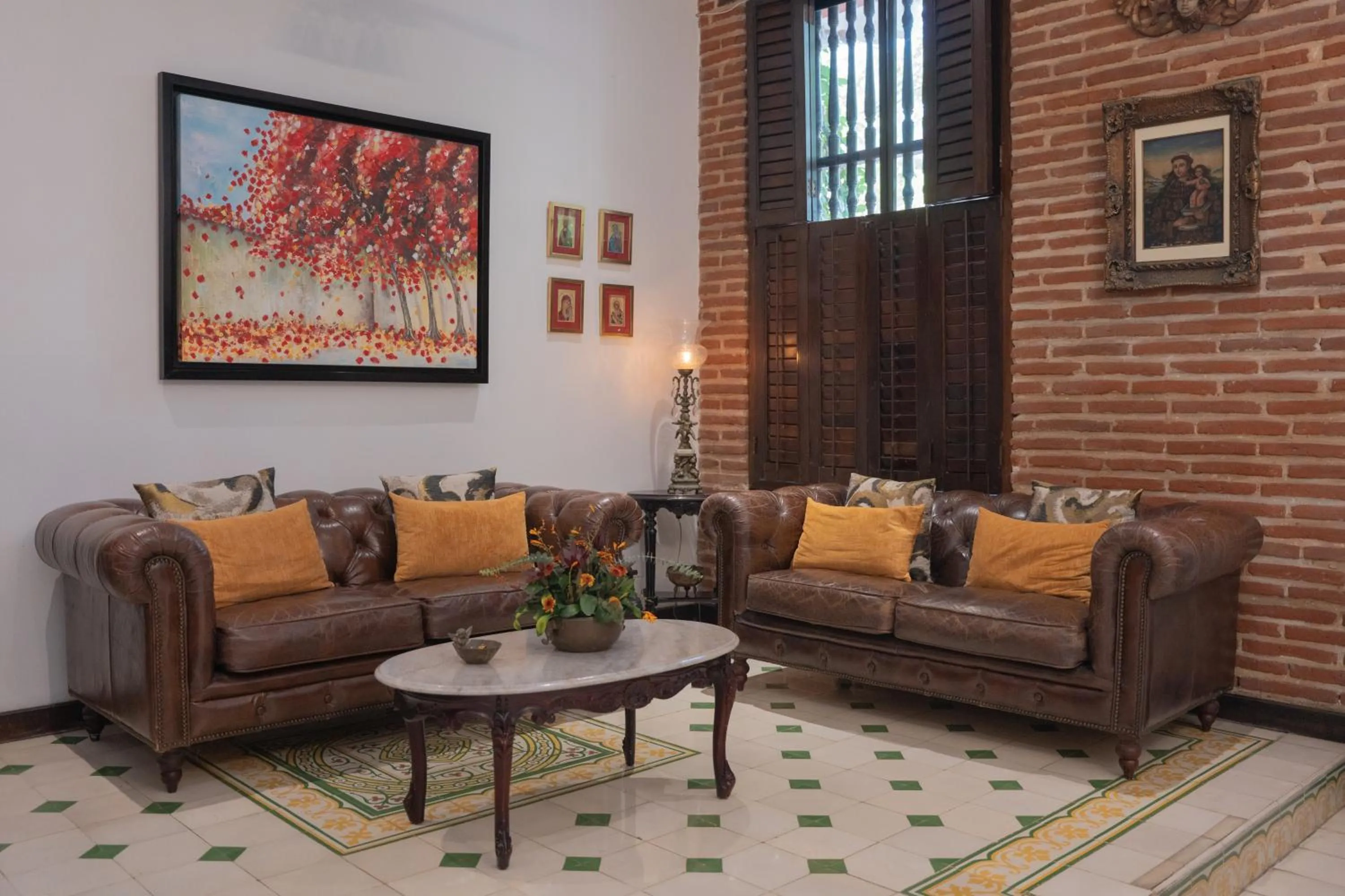 Living room in Hotel Casa La Fe