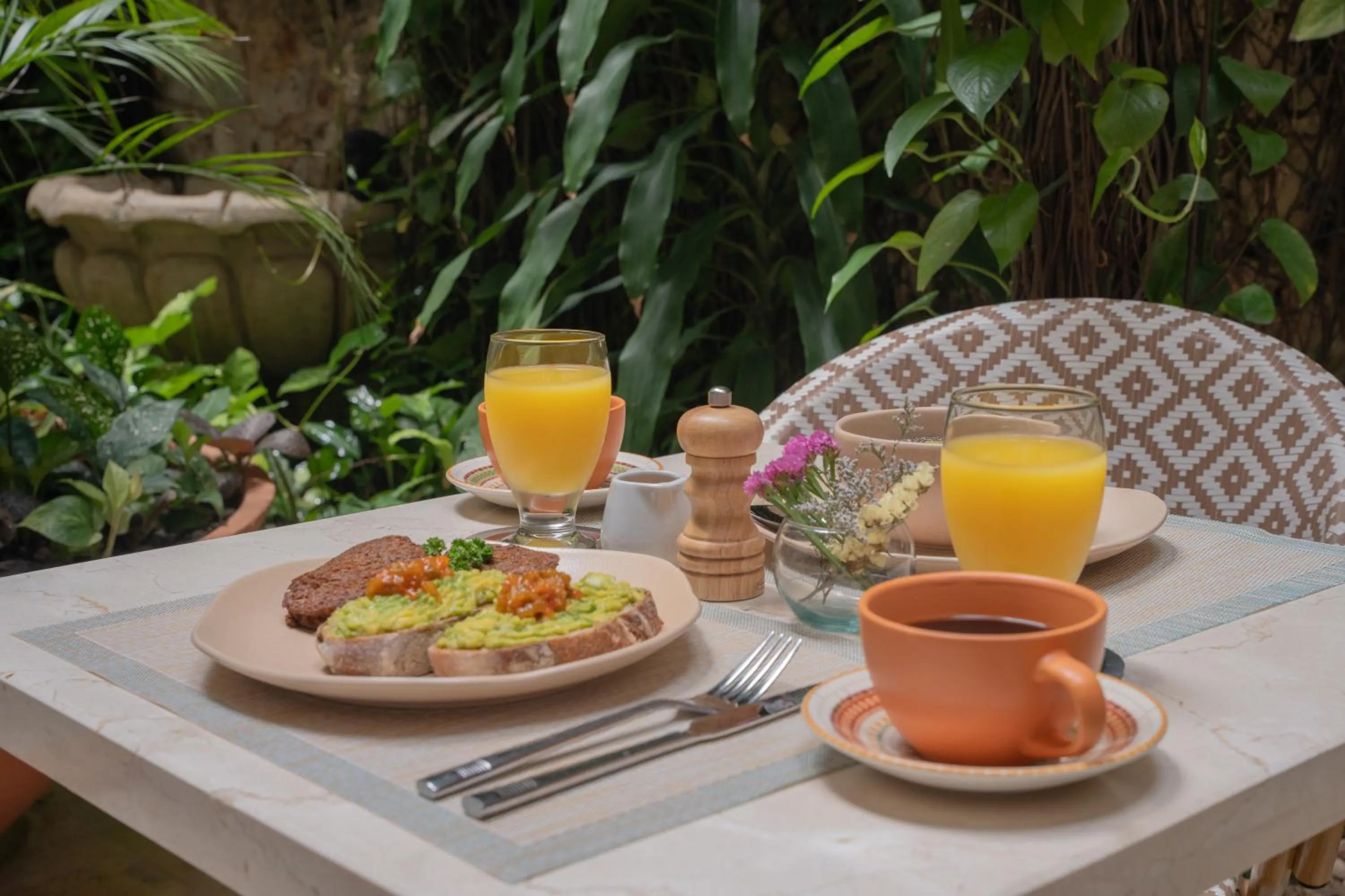 Breakfast in Hotel Casa La Fe