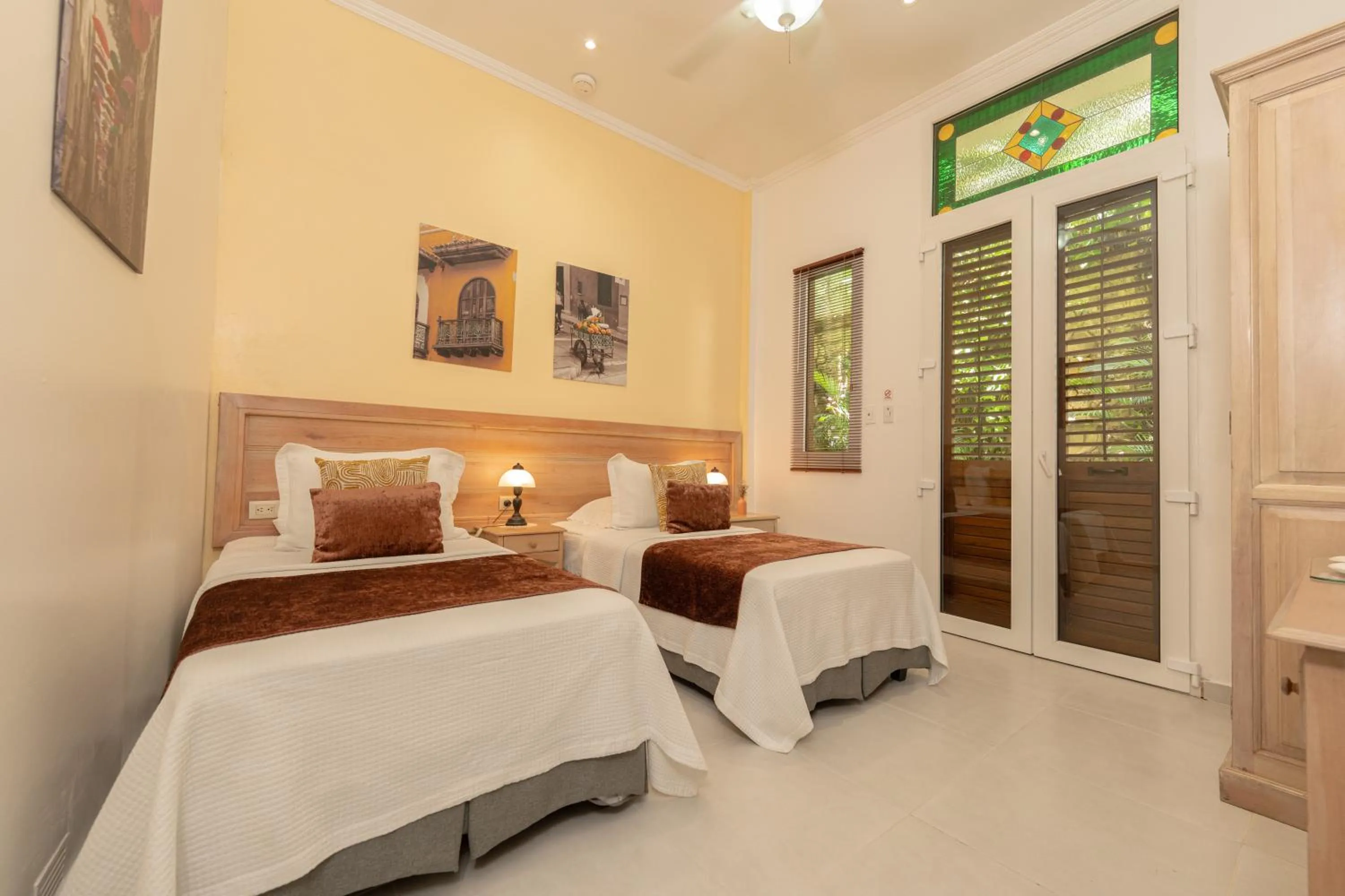 Bed in Hotel Casa La Fe