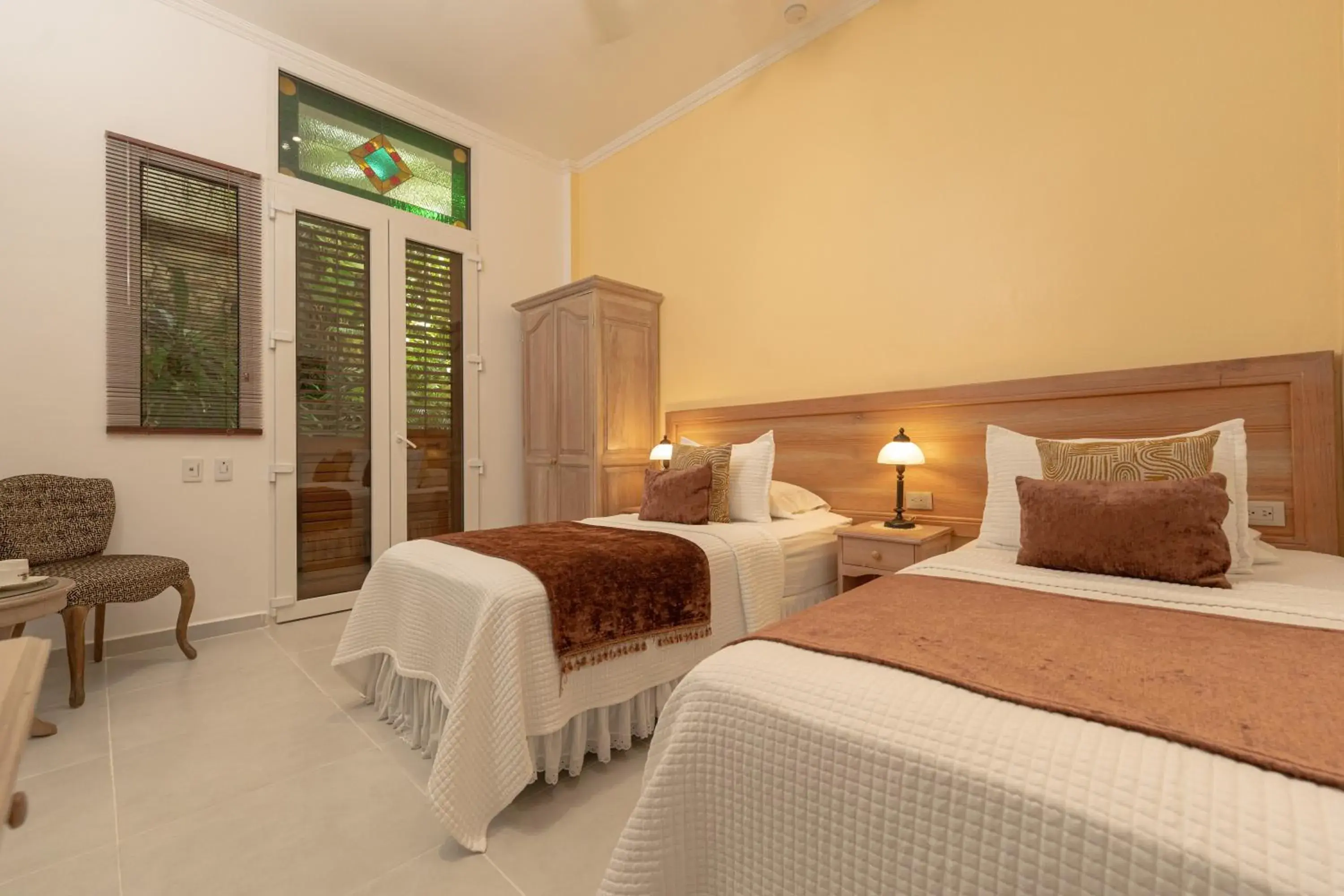 Ground Floor Twin Room in Hotel Casa La Fe Ground Floor Twin Room in Hotel Casa La Fe