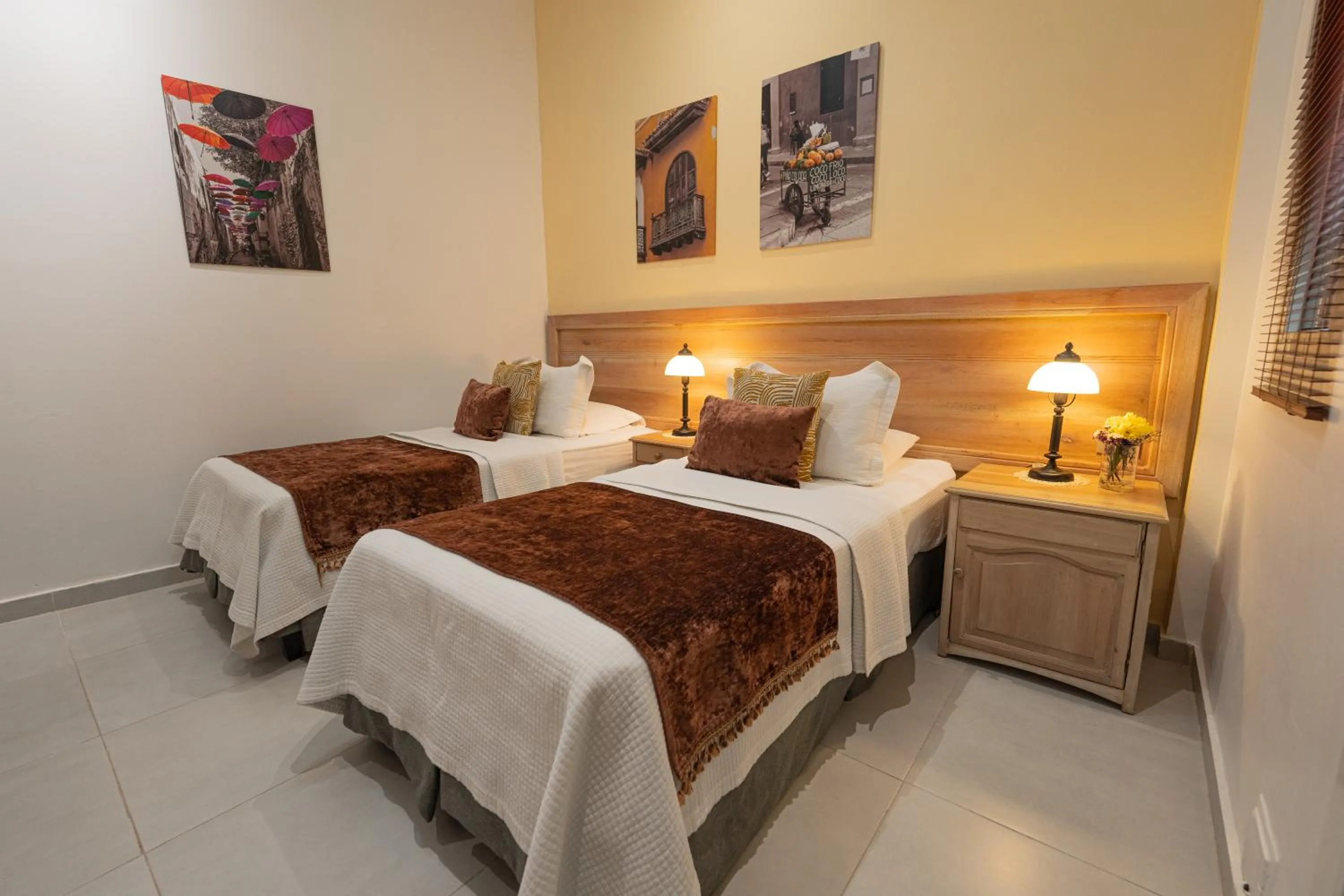 Bed in Hotel Casa La Fe