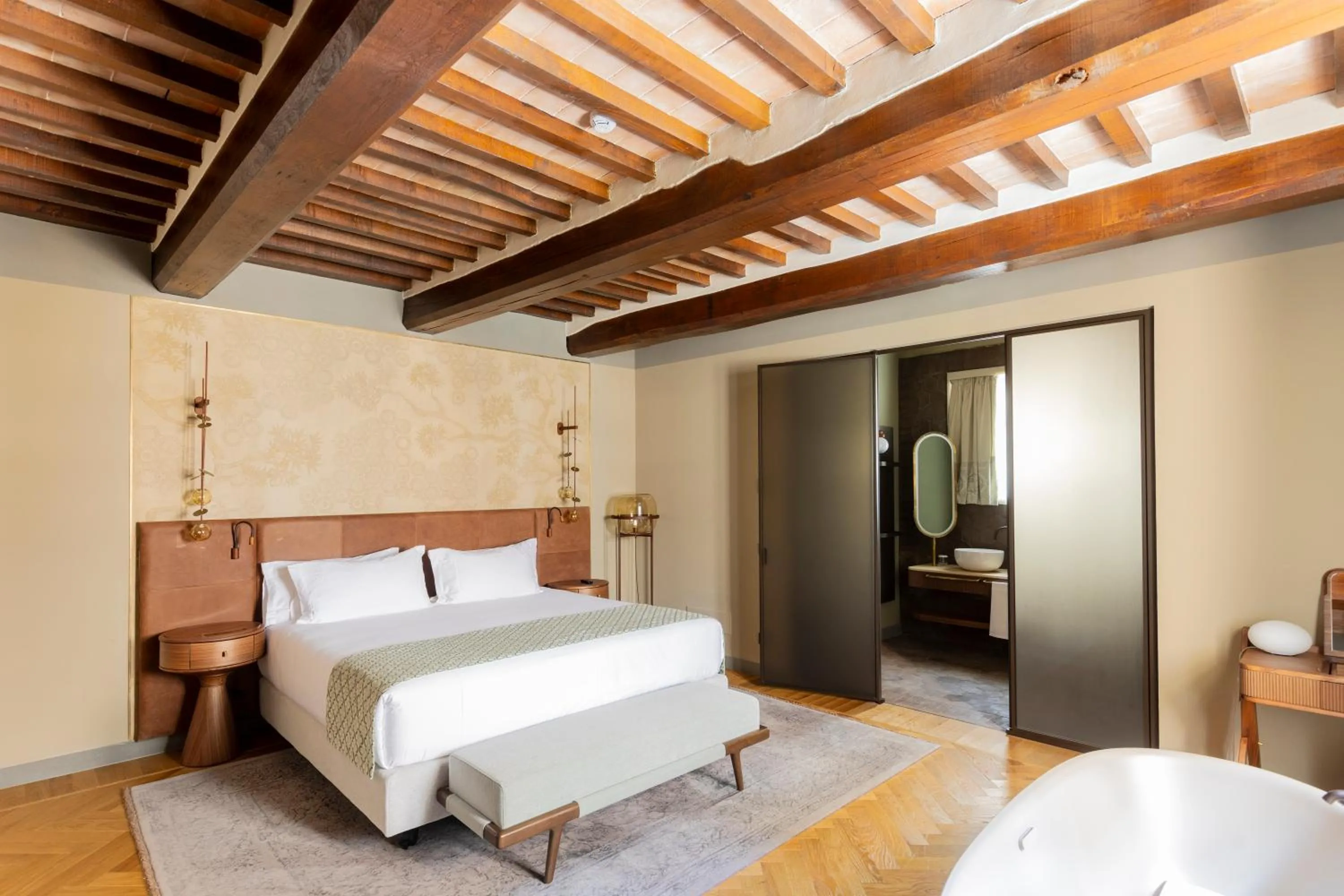 Bedroom, Bed in Borgo Dei Conti Resort Relais & Chateaux