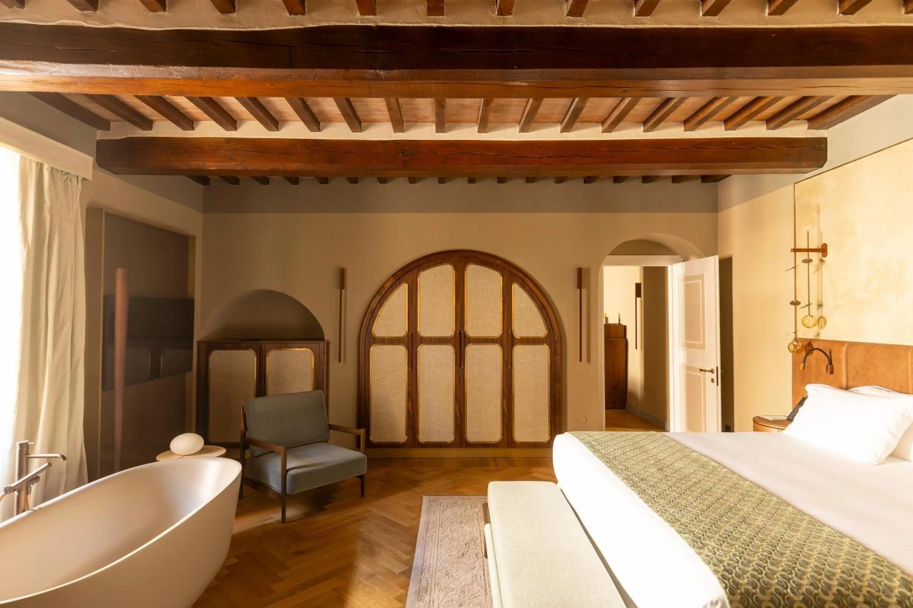 Bedroom, Bed in Borgo Dei Conti Resort Relais & Chateaux