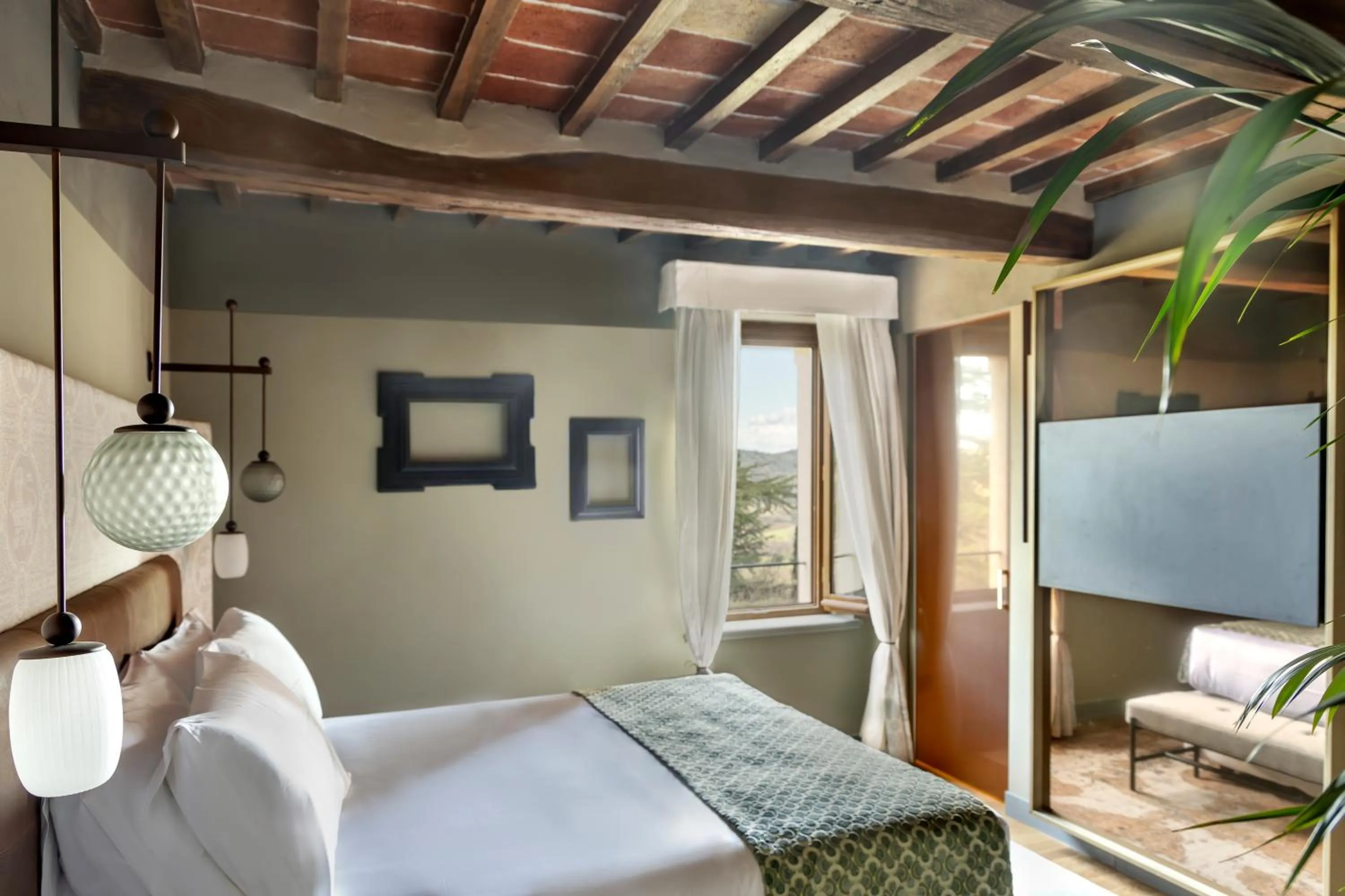 Bedroom, Bed in Borgo Dei Conti Resort Relais & Chateaux
