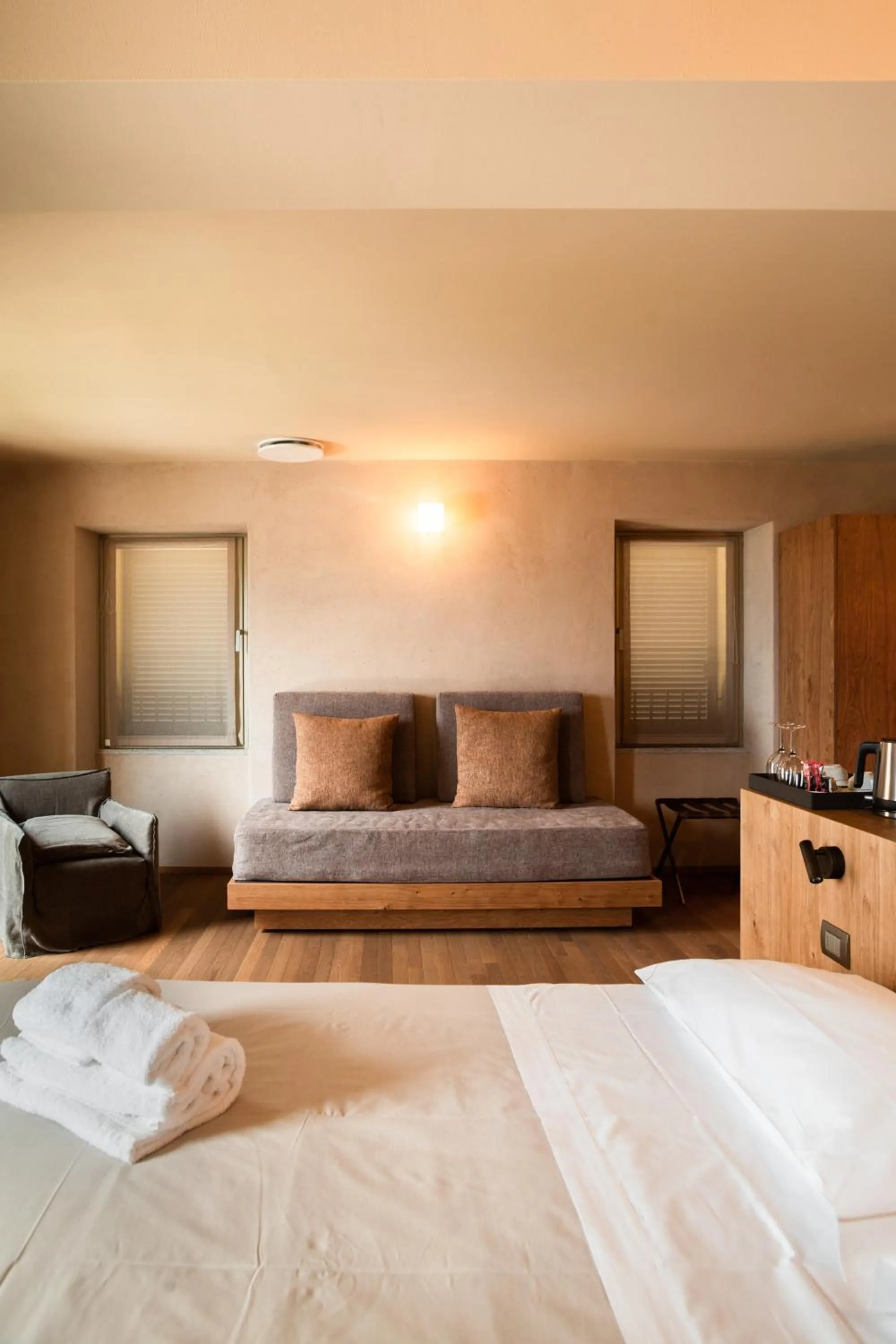 Bed in Hotel Olivedo