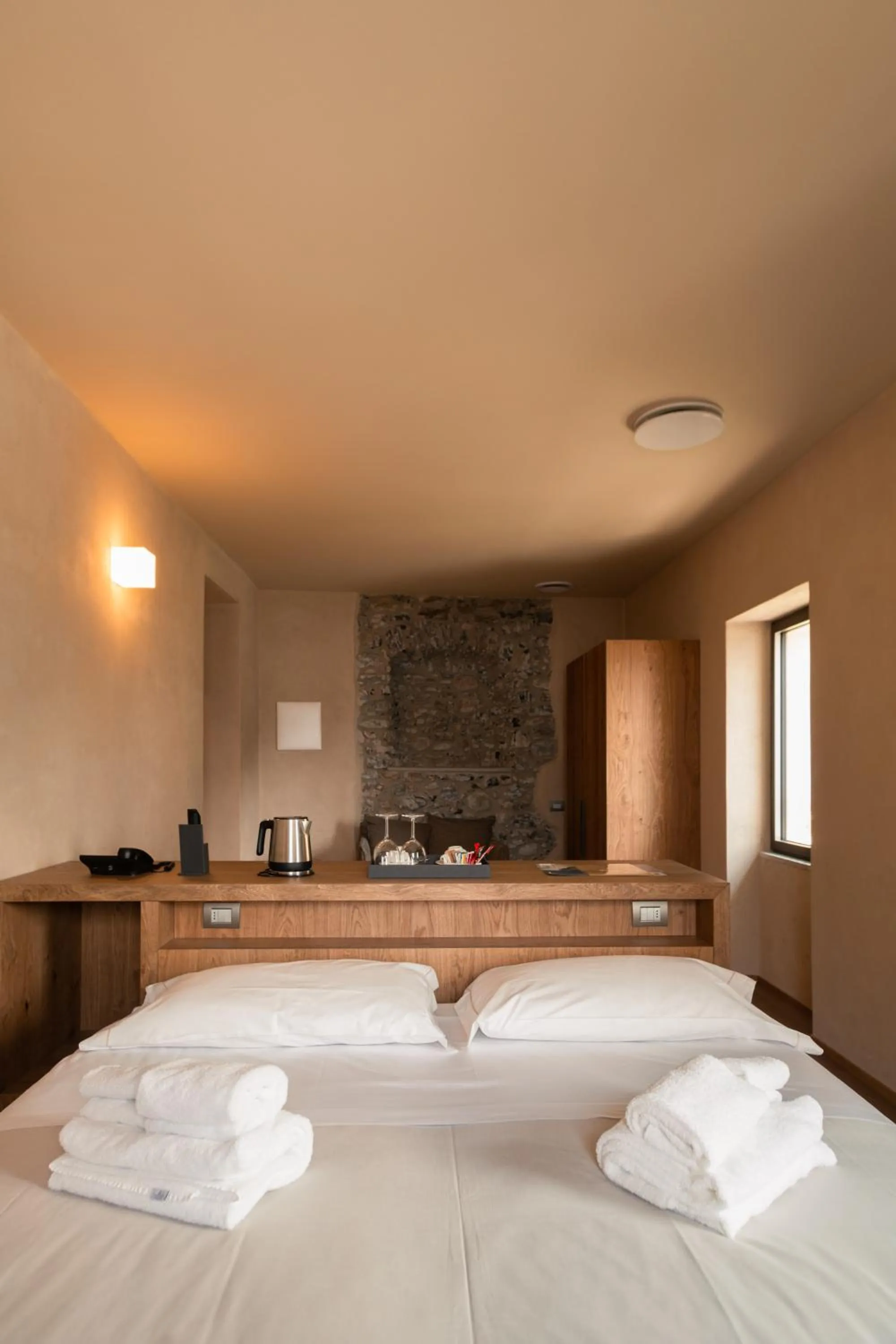 Bed in Hotel Olivedo