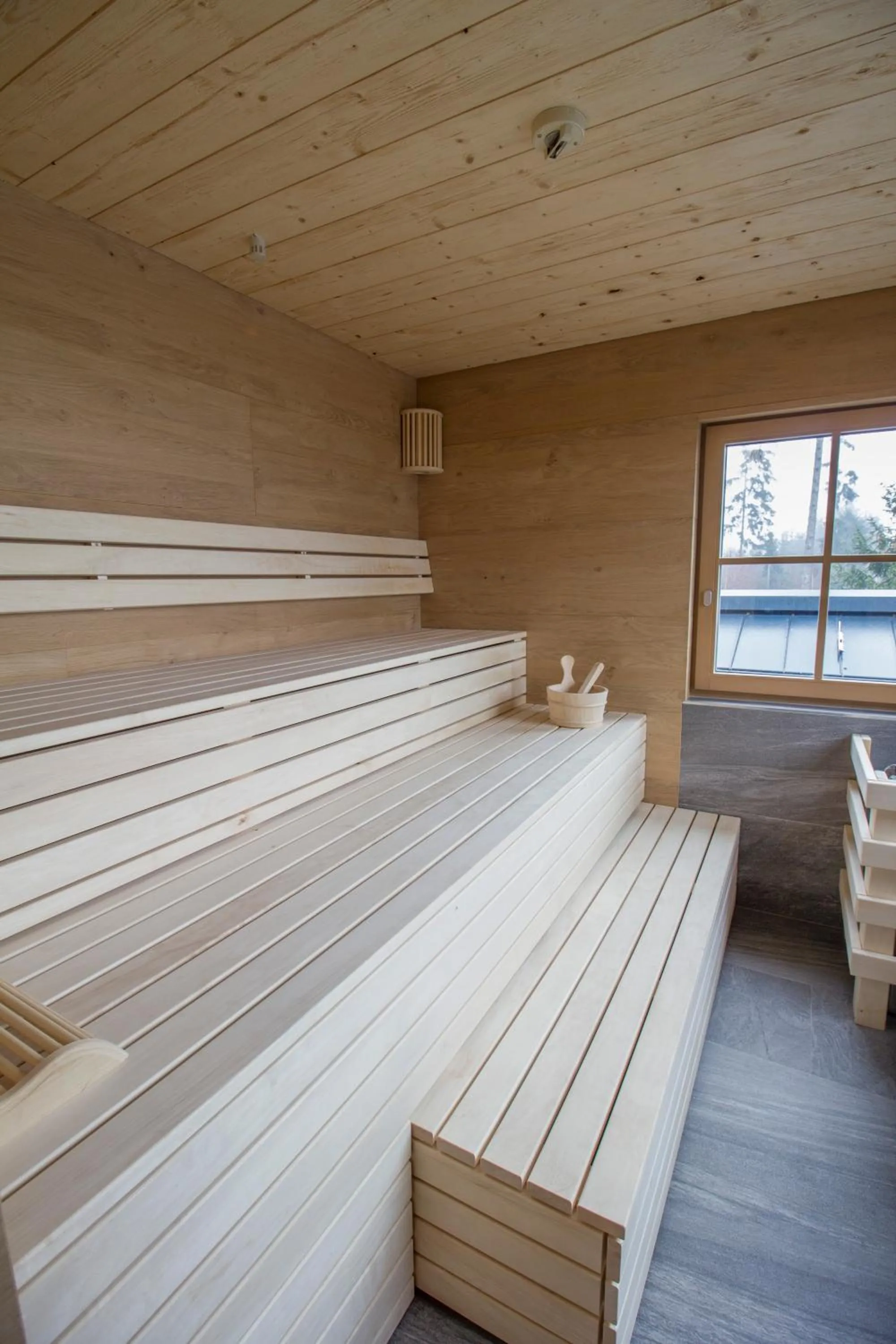 Sauna in Pension Tannenhof