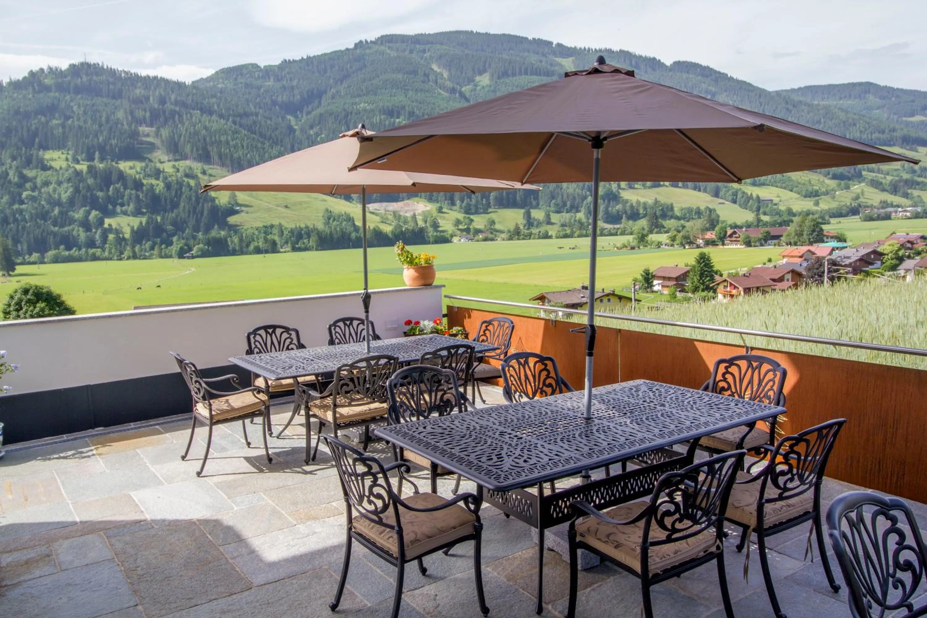 Patio in Pension Tannenhof