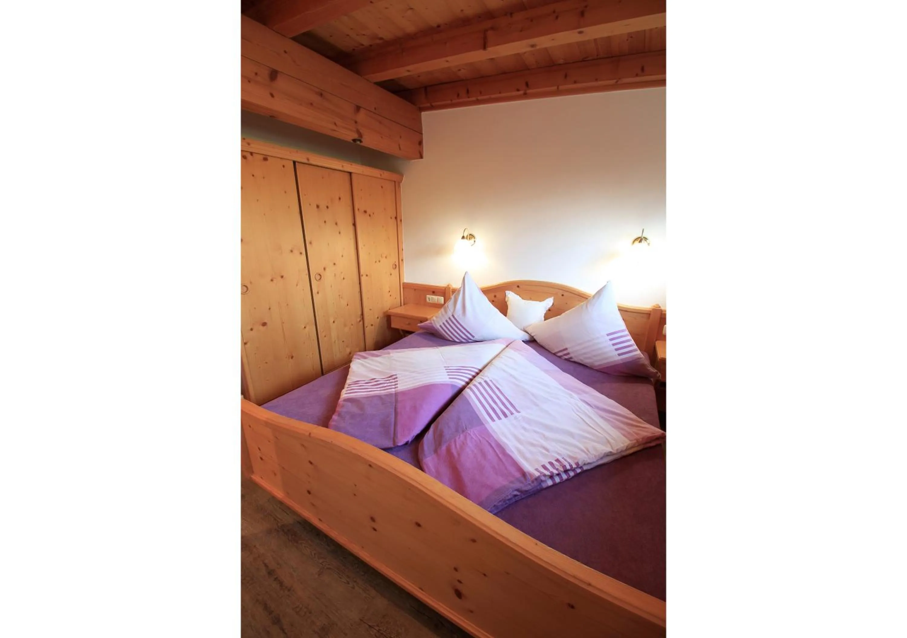 Bed in Pension Tannenhof