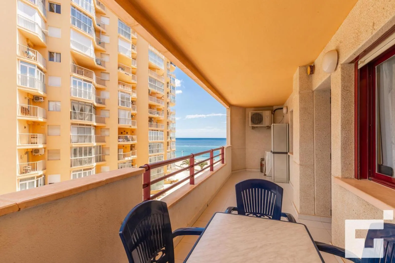 Balcony/Terrace in Apartamento Topacio III 24A - Grupo Turis