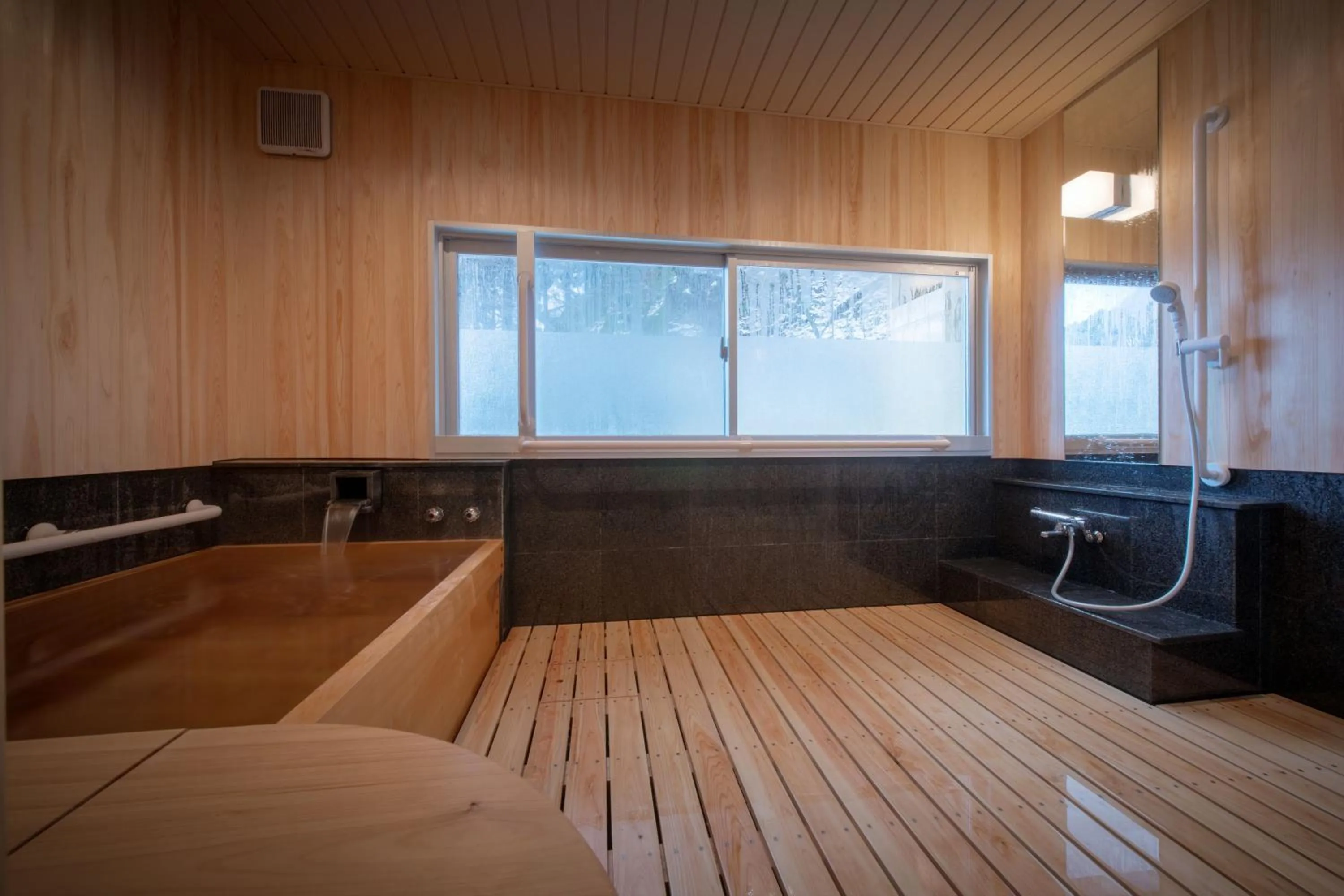 Hot Spring Bath in YUMORI ONSEN HOSTEL