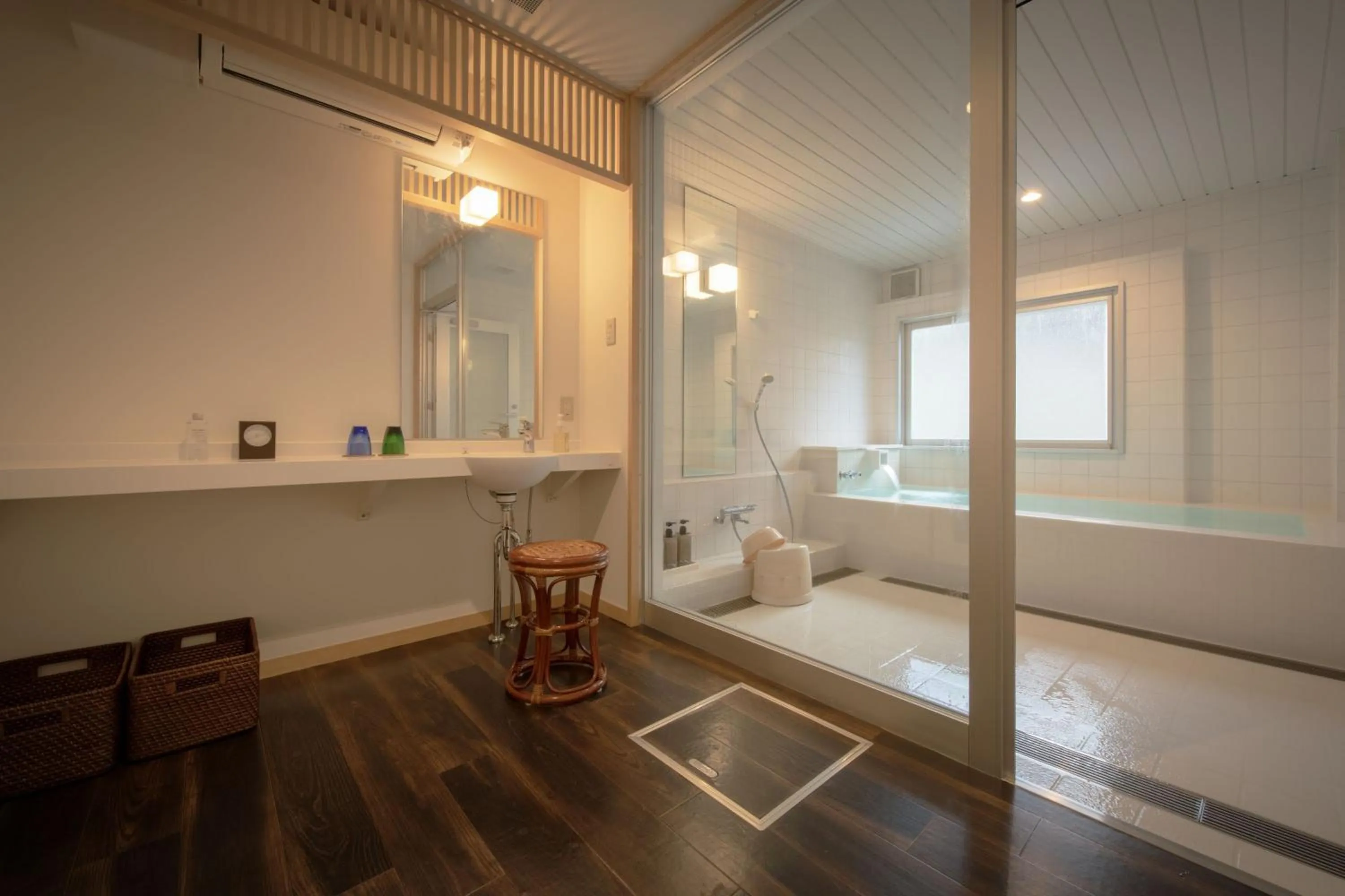 Hot Spring Bath in YUMORI ONSEN HOSTEL