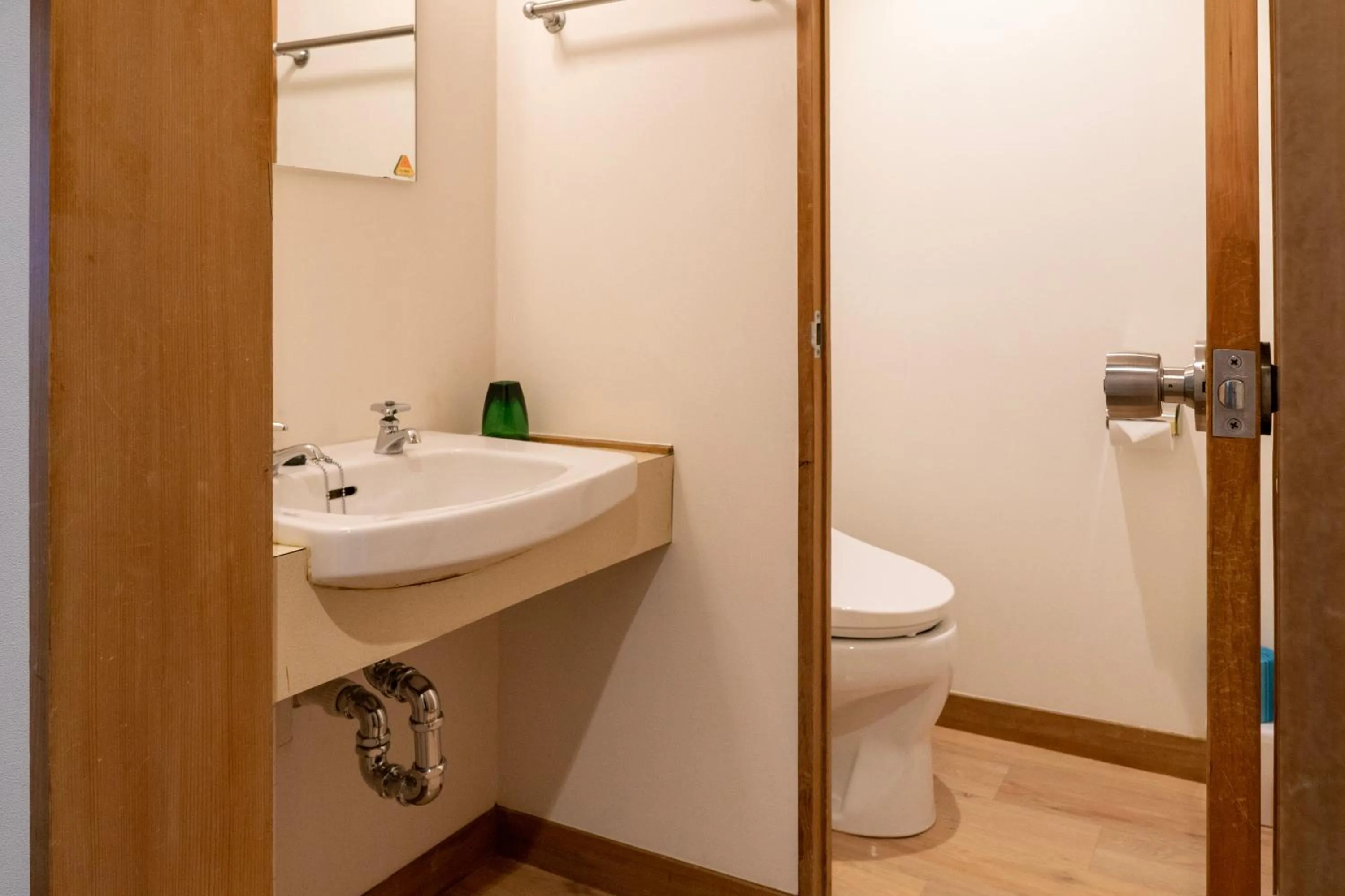 Bathroom in YUMORI ONSEN HOSTEL