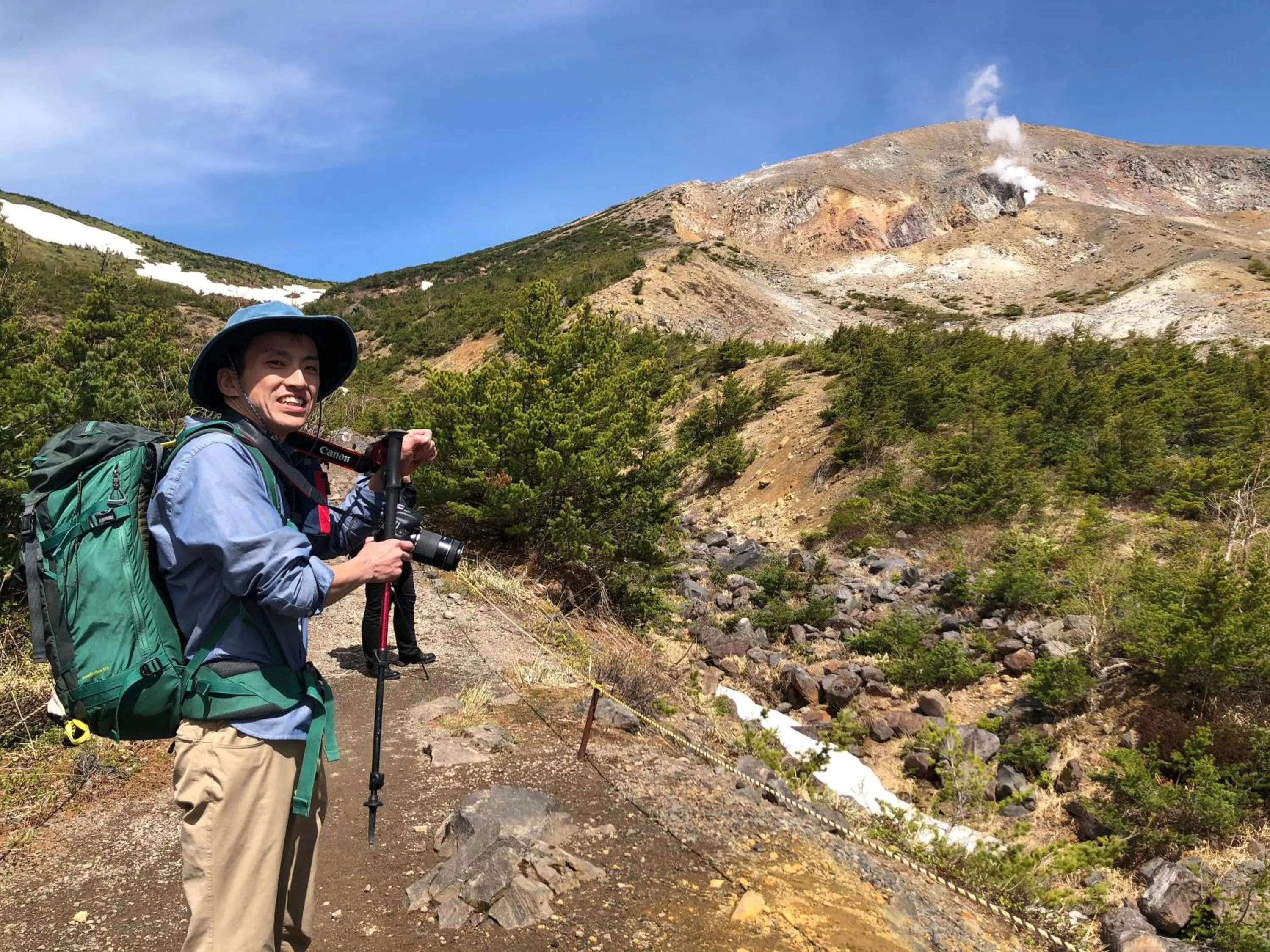 Hiking in YUMORI ONSEN HOSTEL