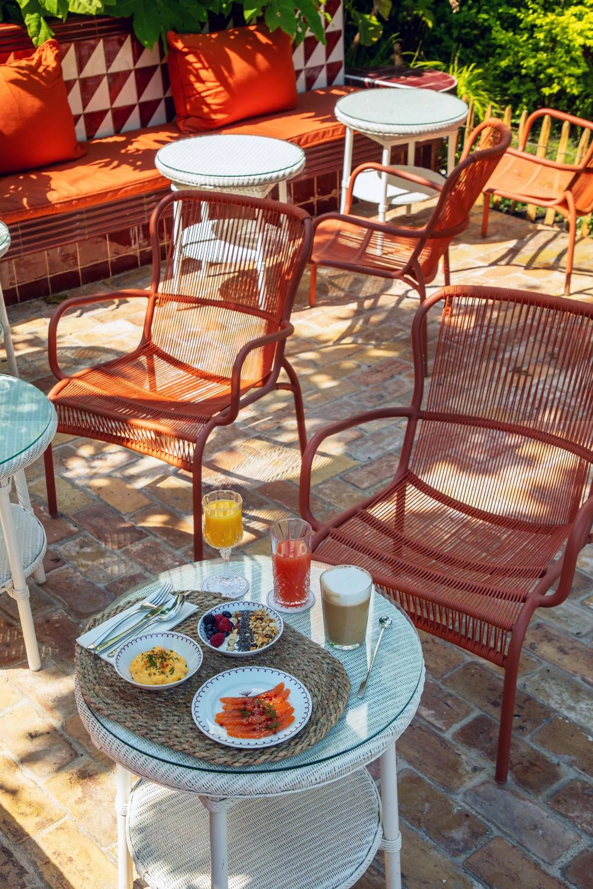 Patio in Hotel de Silhouette
