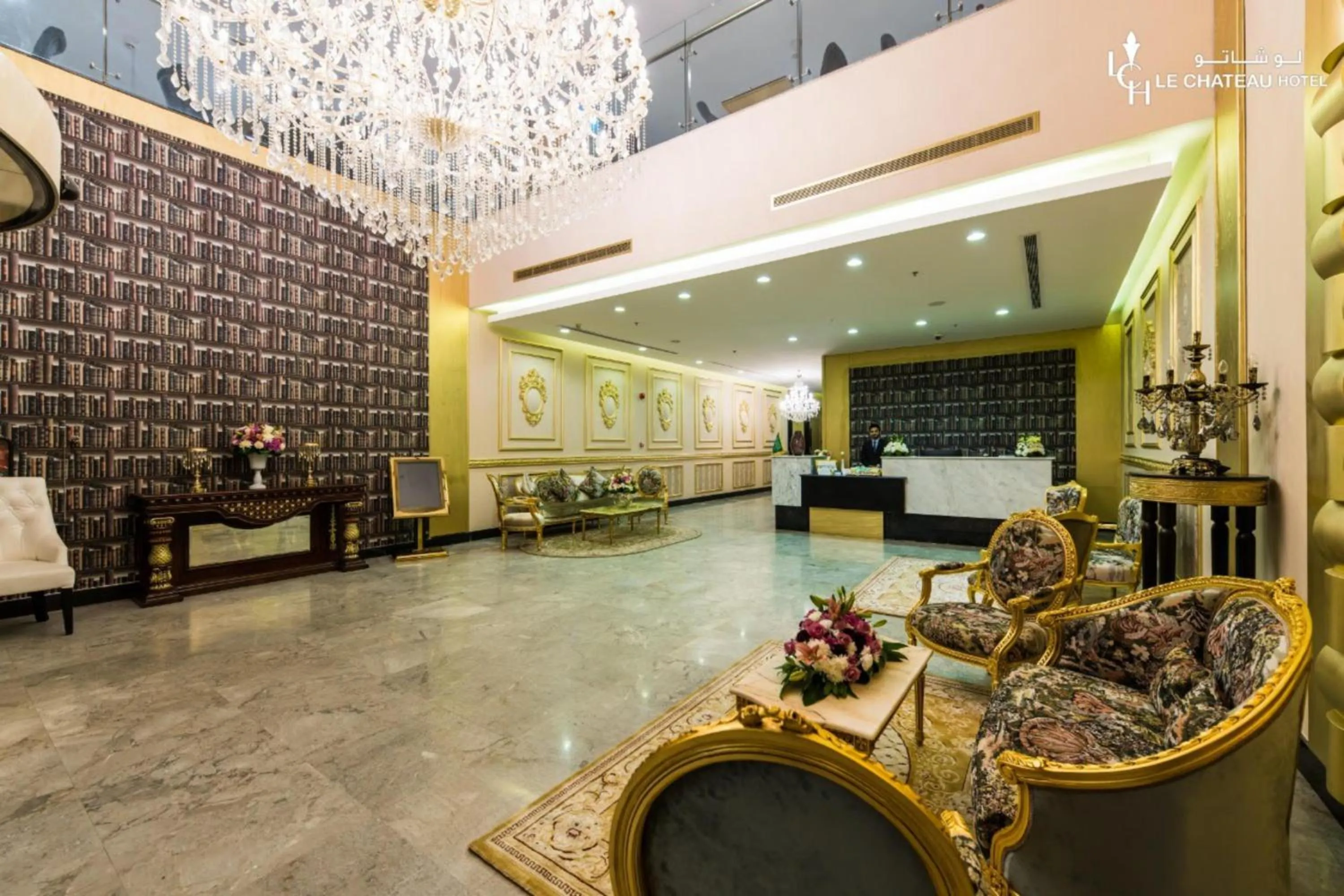 Lobby or reception in LeChateau Boutique Hotel