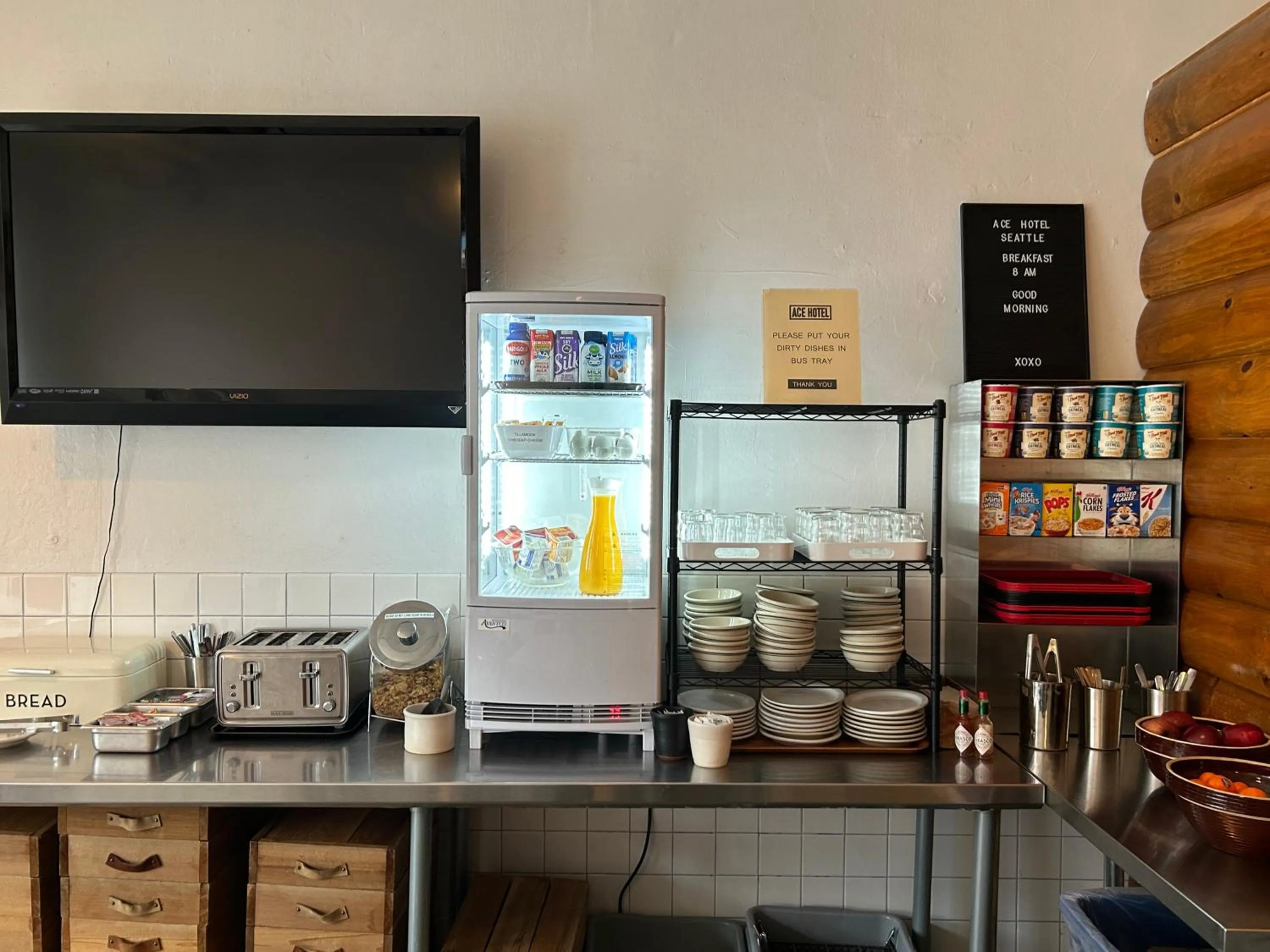 kitchen in Ace Hotel Seattle