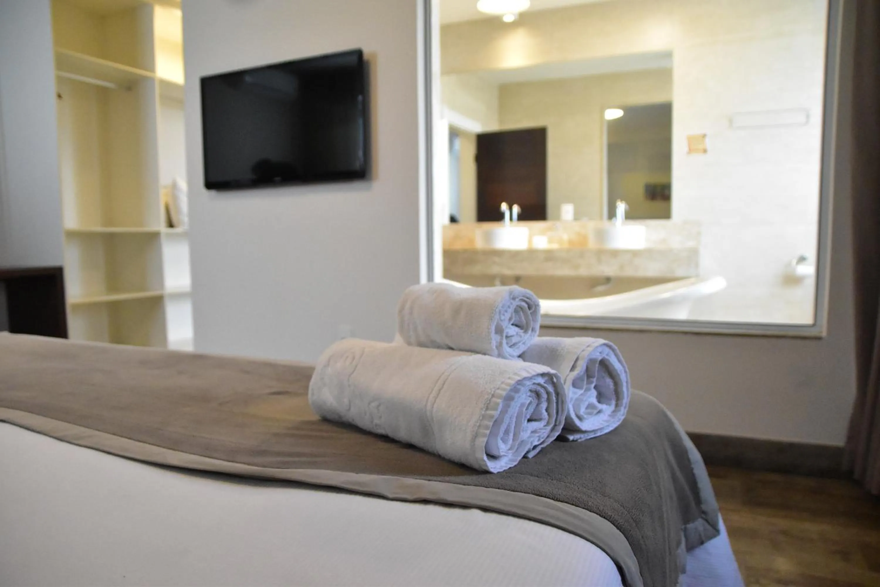 Bed in Pousada Villa Alferes