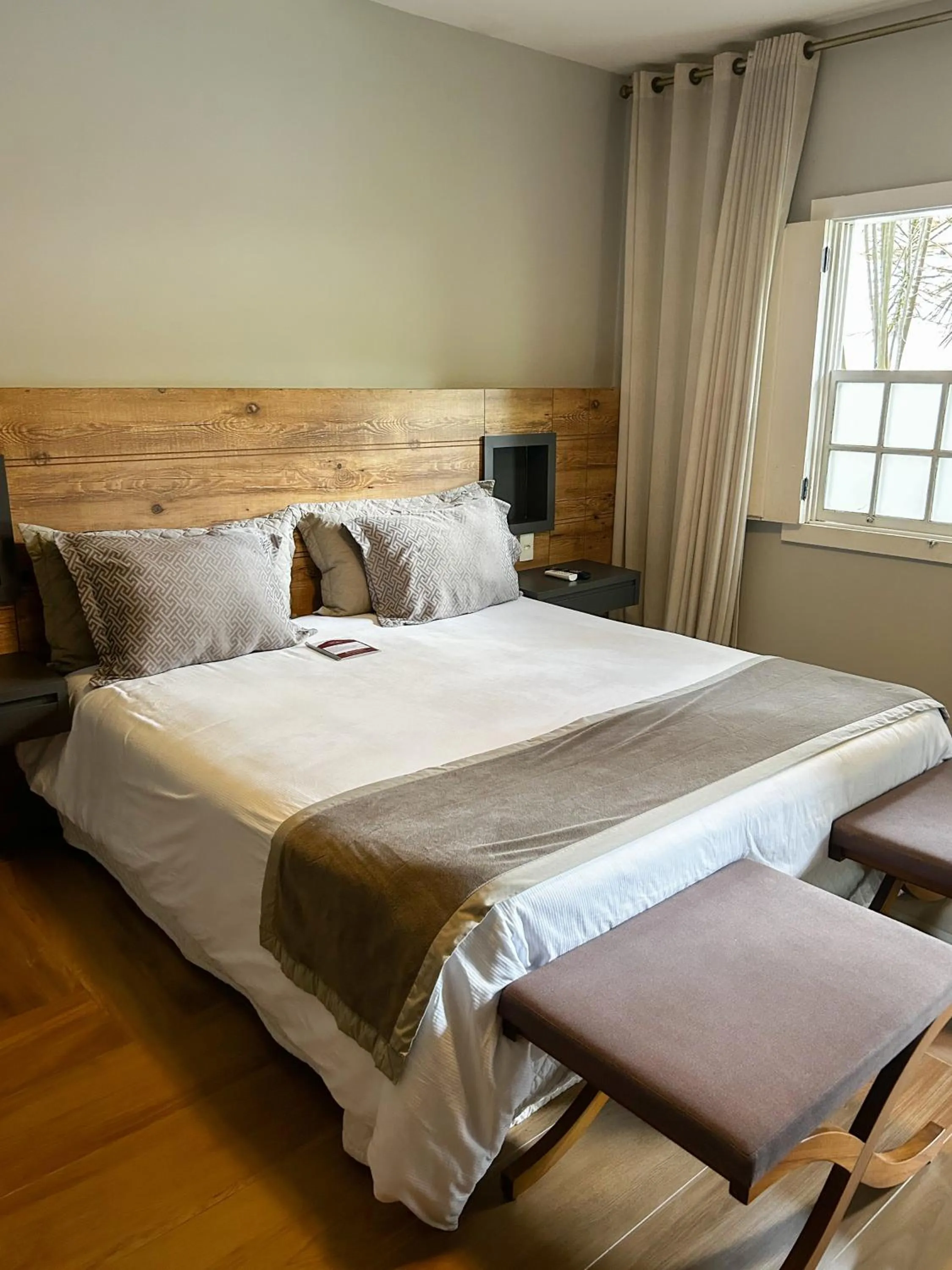 Bed in Pousada Villa Alferes