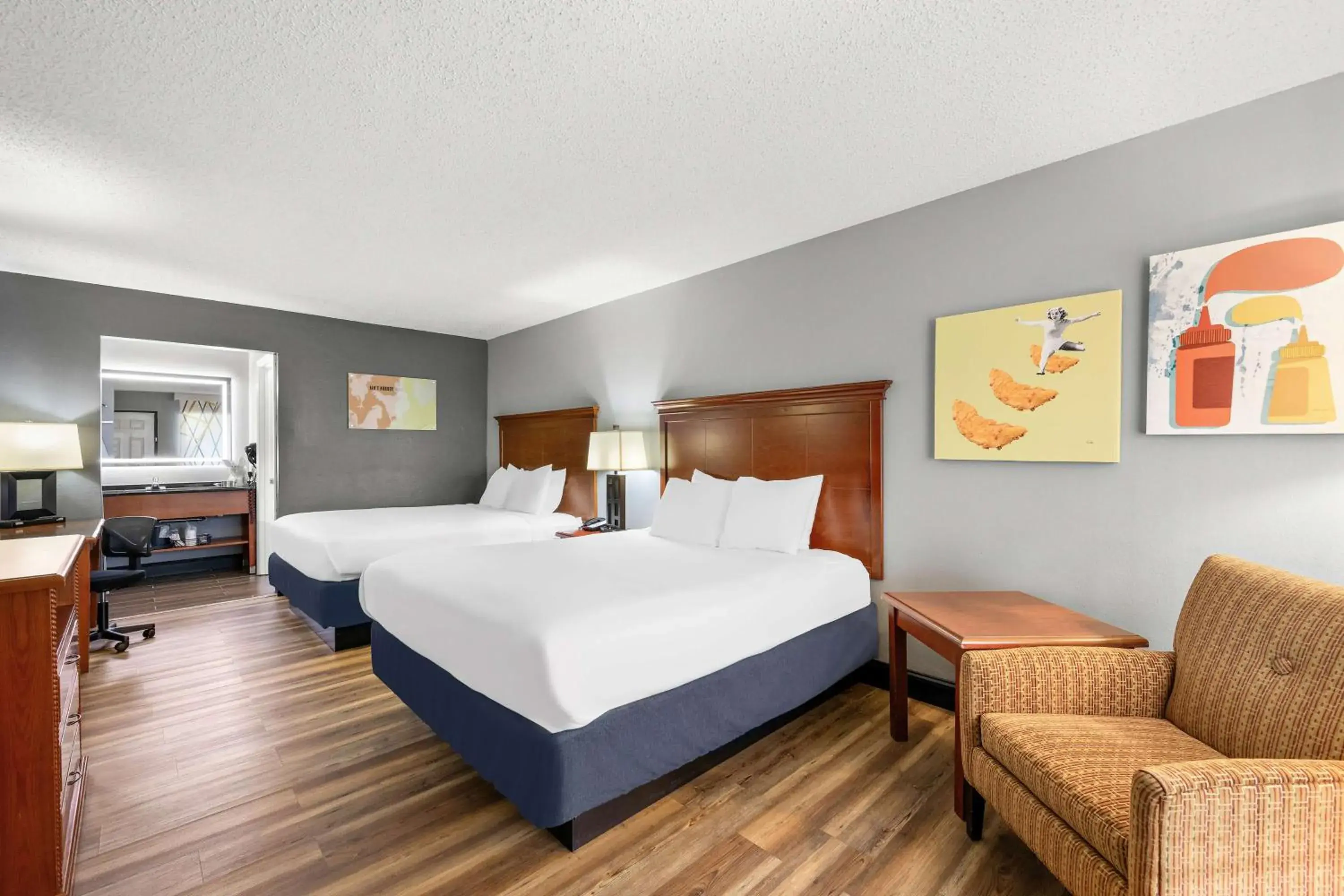 Double Room with Two Double Beds - Upstairs/Smoking in Best Western Corbin Inn Double Room with Two Double Beds - Upstairs/Smoking in Best Western Corbin Inn