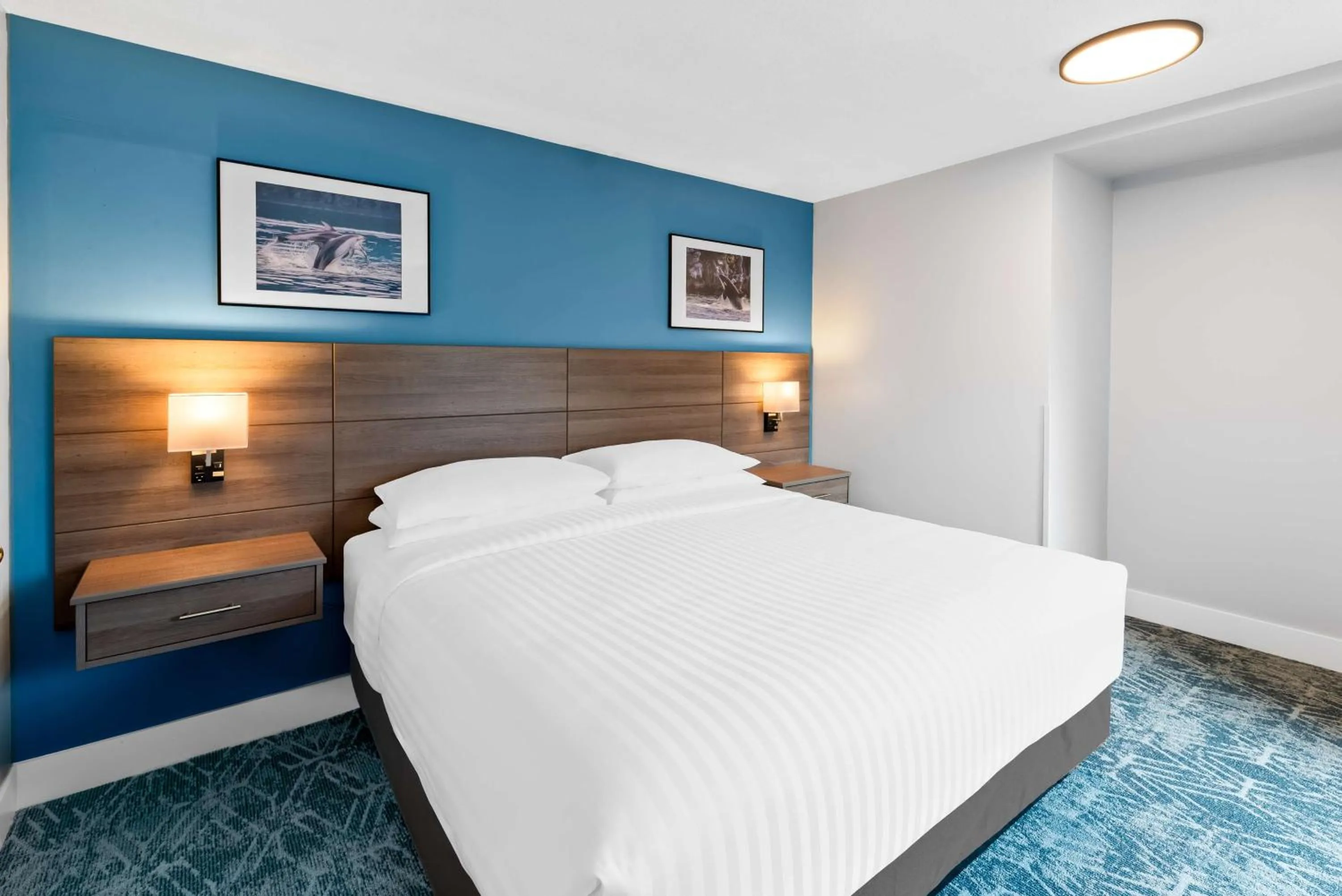 Bedroom, Bed in Travelodge by Wyndham Parksville