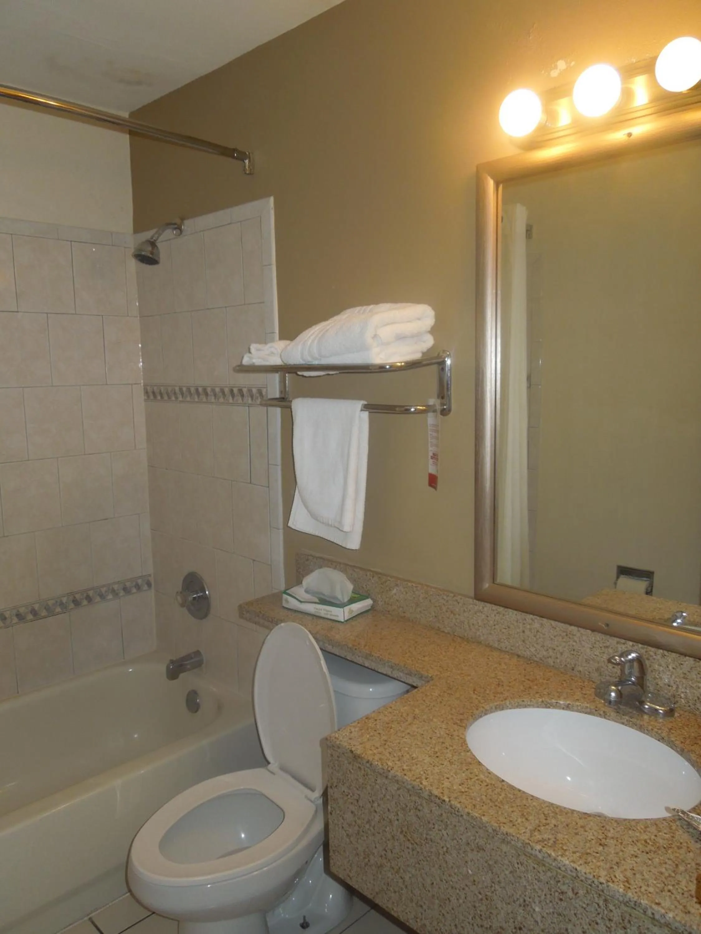 Bathroom in Super 8 by Wyndham Waldorf