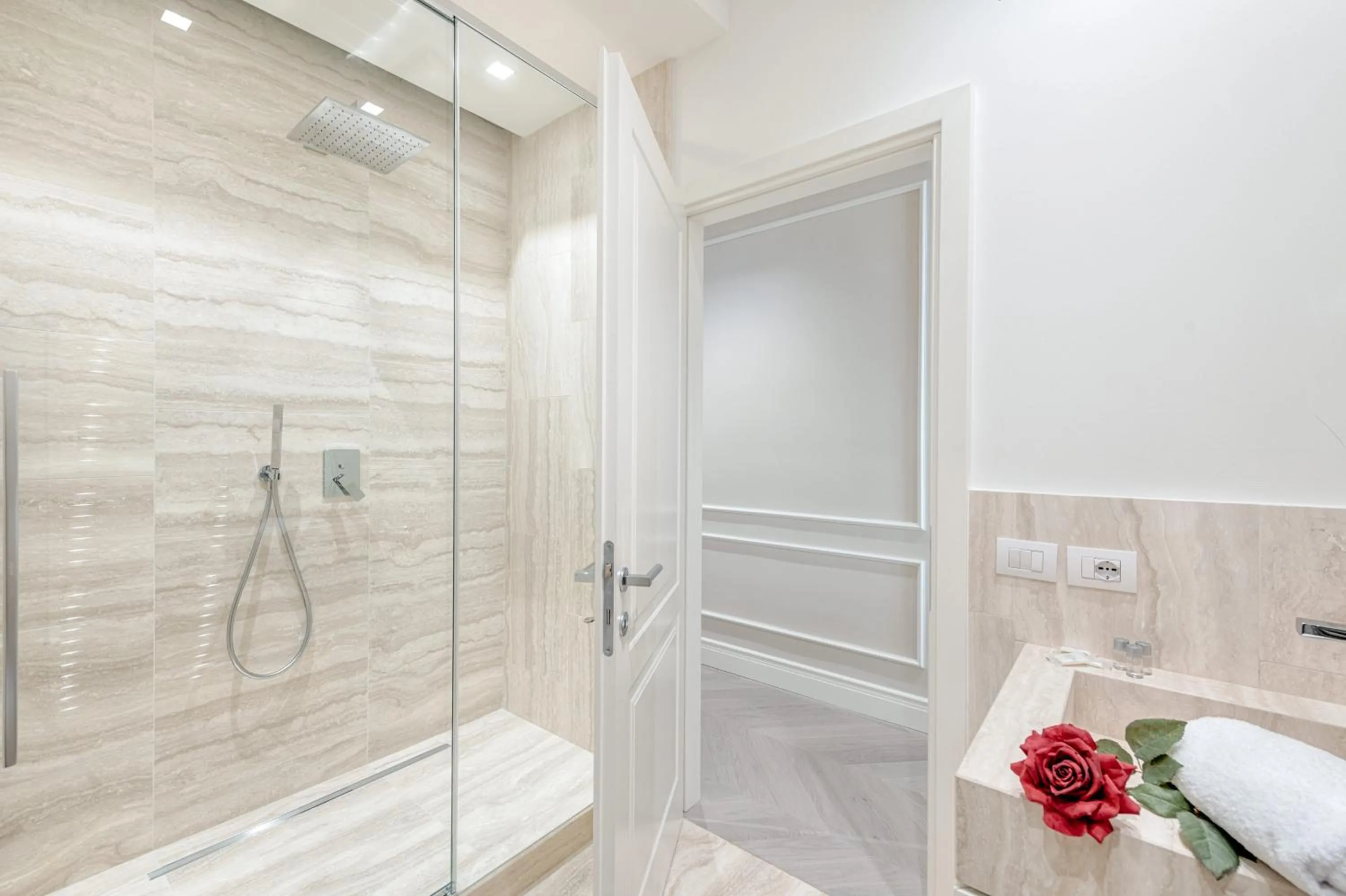 Shower in Luxury Blue River by Mmega