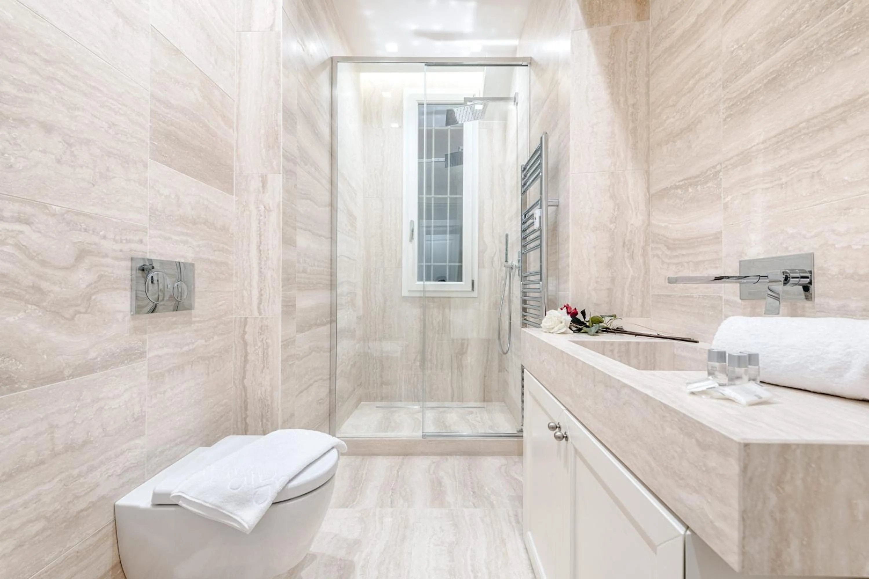 Shower in Luxury Blue River by Mmega