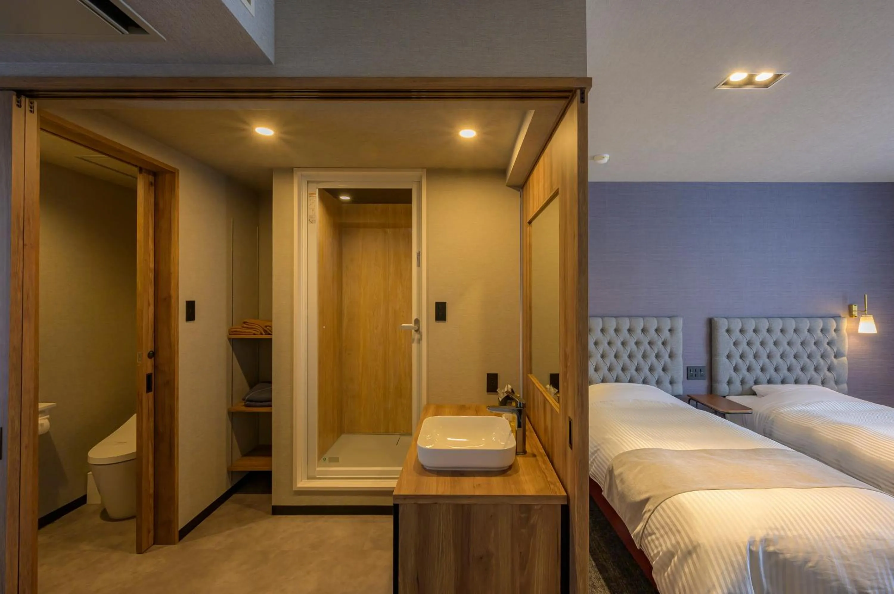 Bed in Hotel Edel Warme