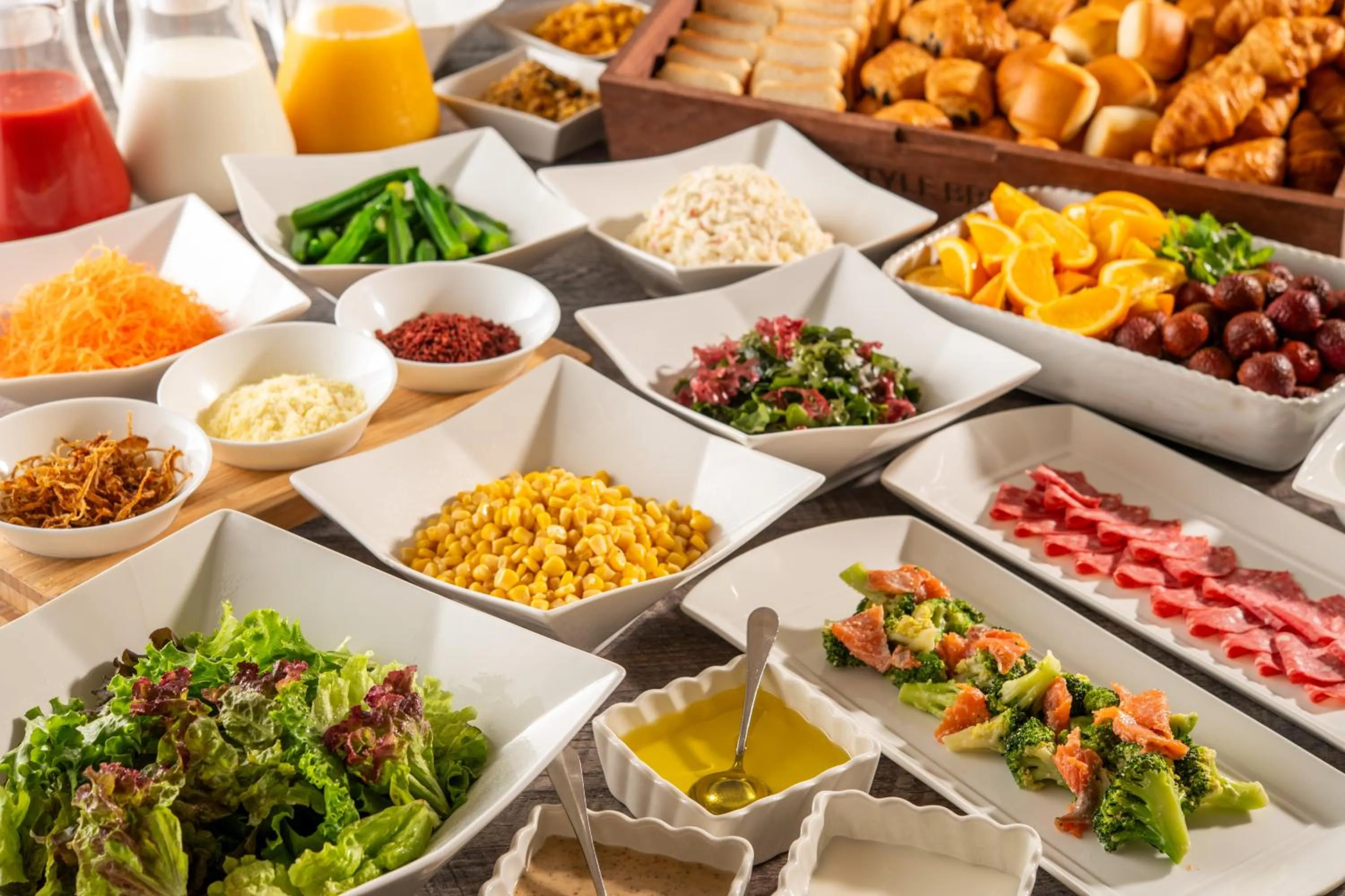 Breakfast in ART HOTEL Nippori Lungwood