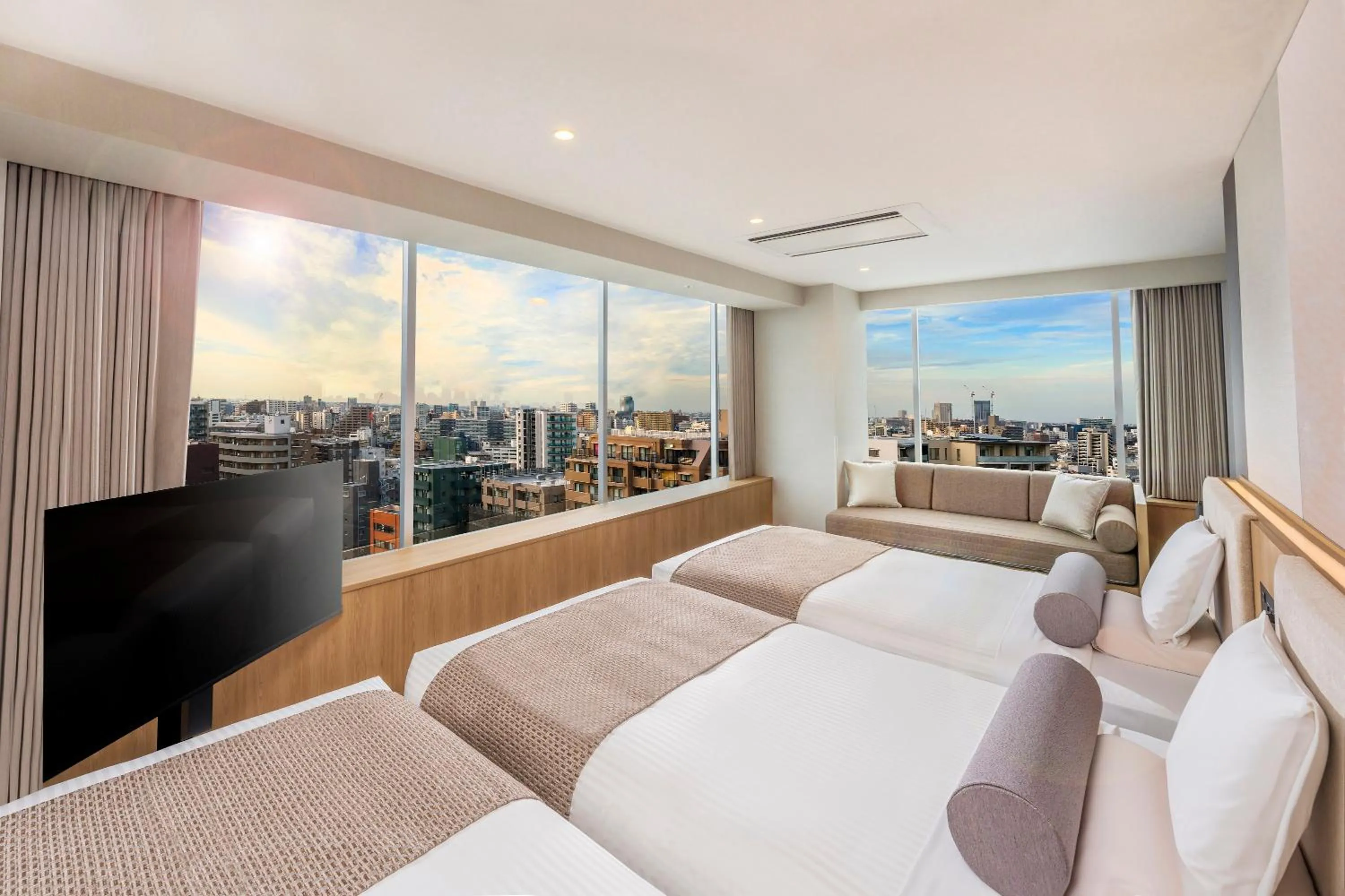 Photo of the whole room, Bed in ART HOTEL Nippori Lungwood