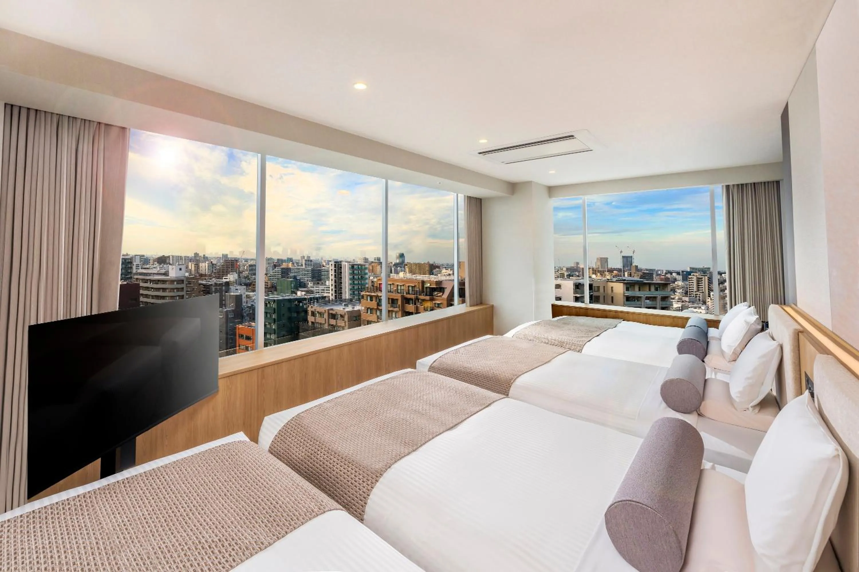 Photo of the whole room, Bed in ART HOTEL Nippori Lungwood