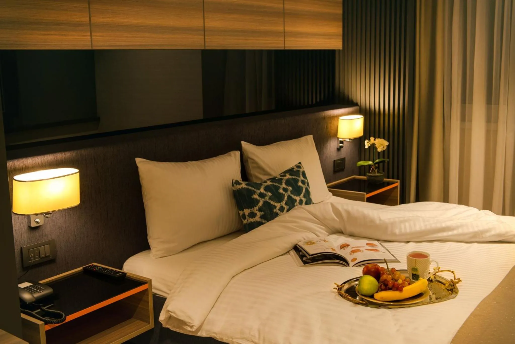 Bedroom, Bed in Nish Palace Exlusive Suites