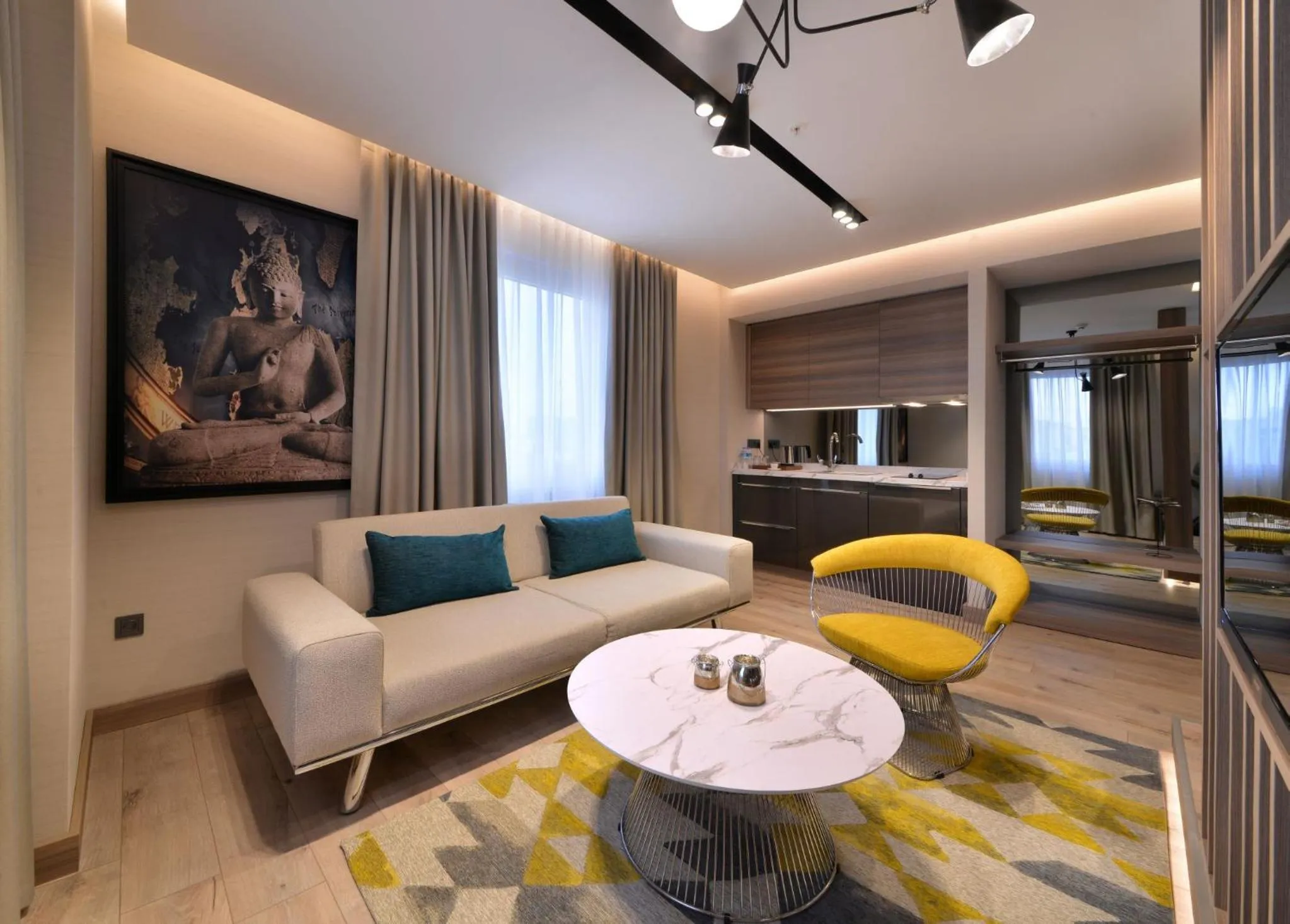 Living room in Nish Palace Exlusive Suites