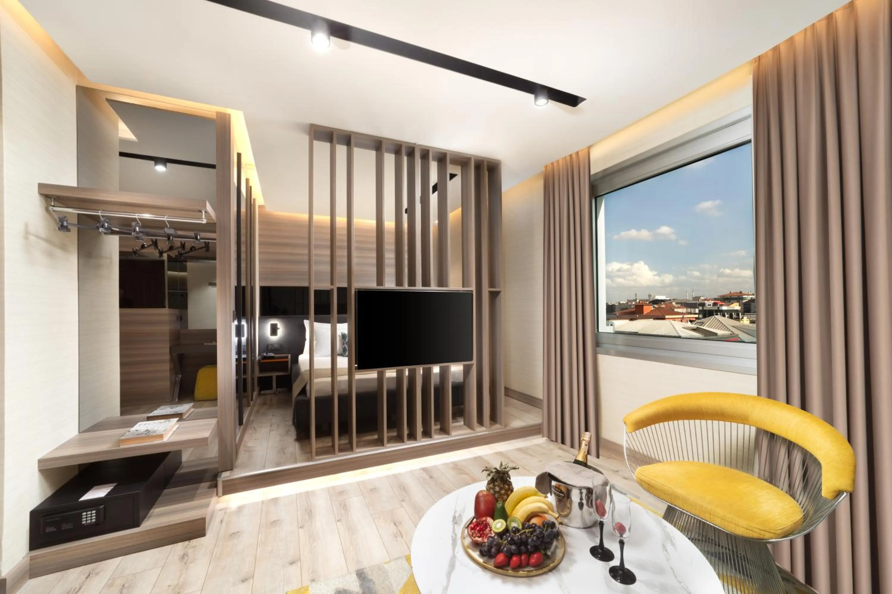 Bed in Nish Palace Exlusive Suites