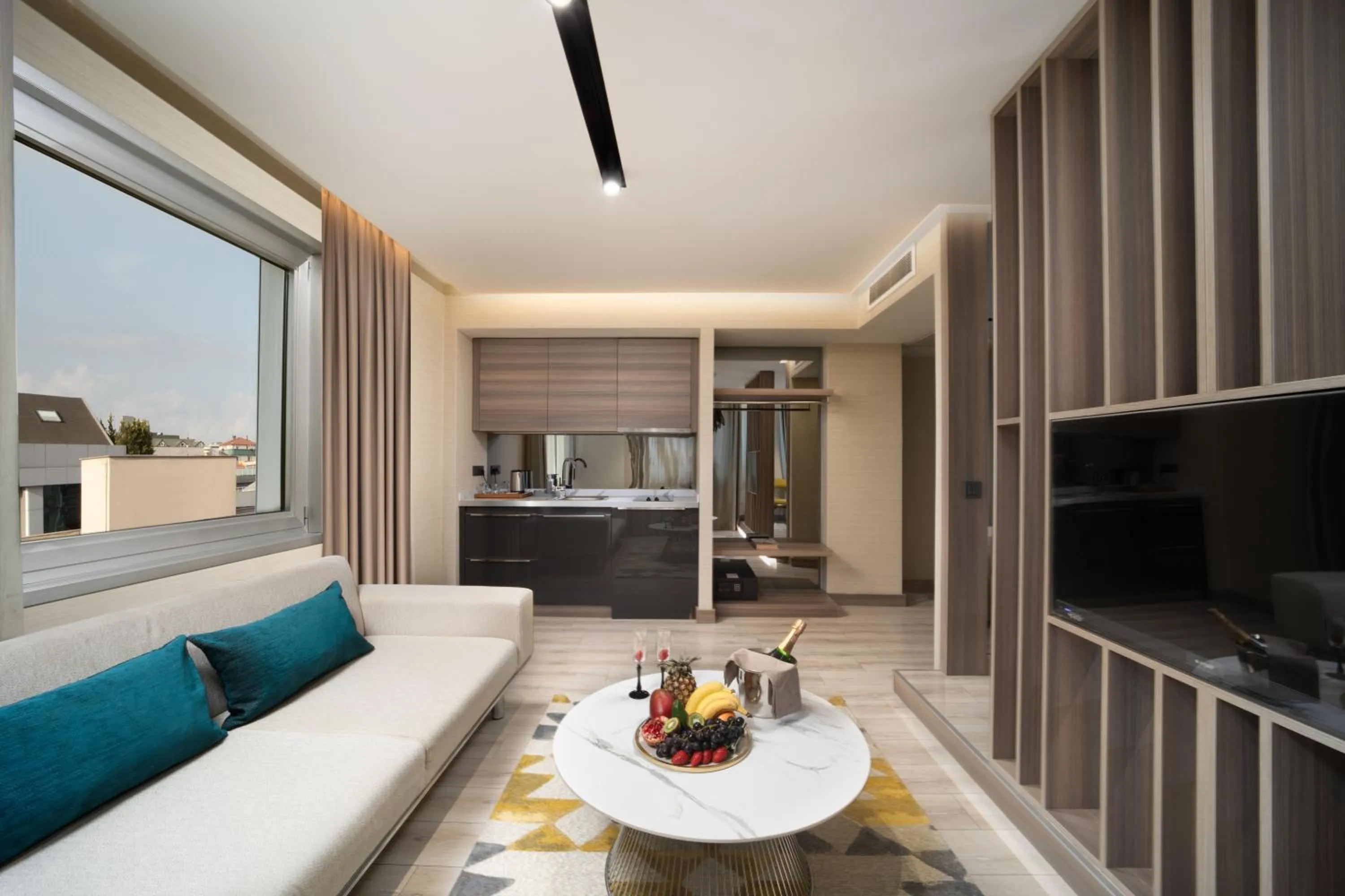 Living room in Nish Palace Exlusive Suites