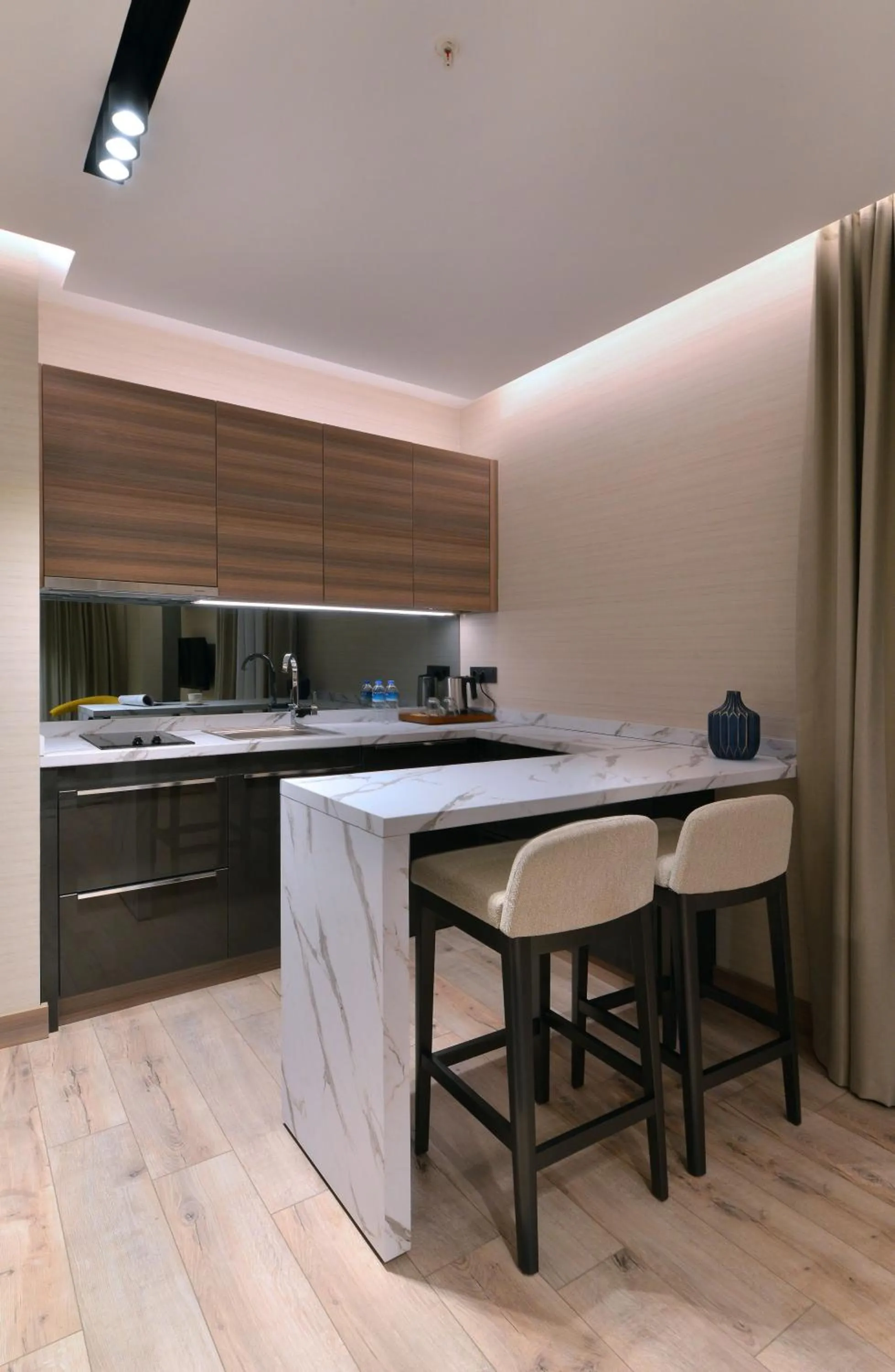 Kitchen or kitchenette in Nish Palace Exlusive Suites