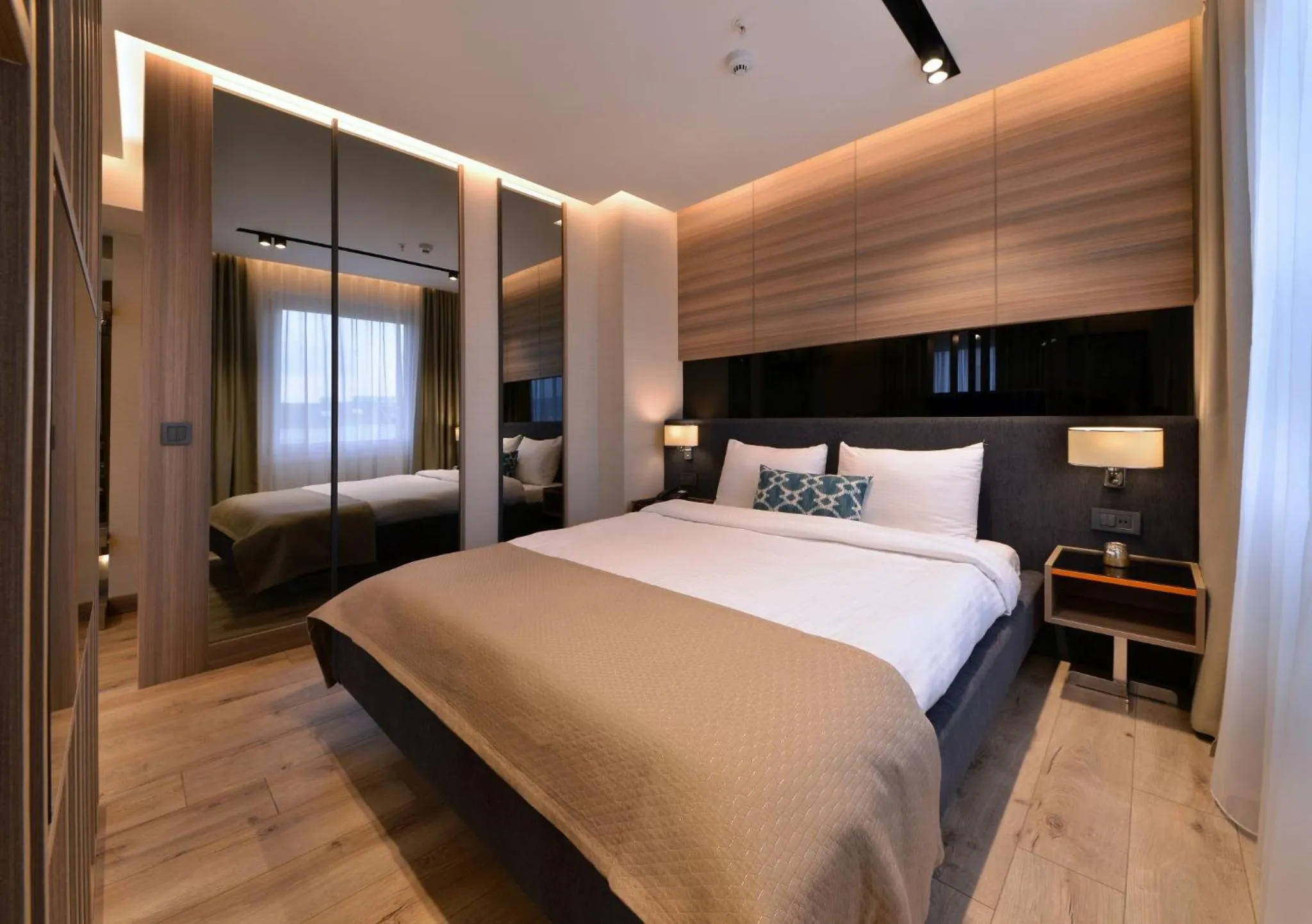 Bed in Nish Palace Exlusive Suites