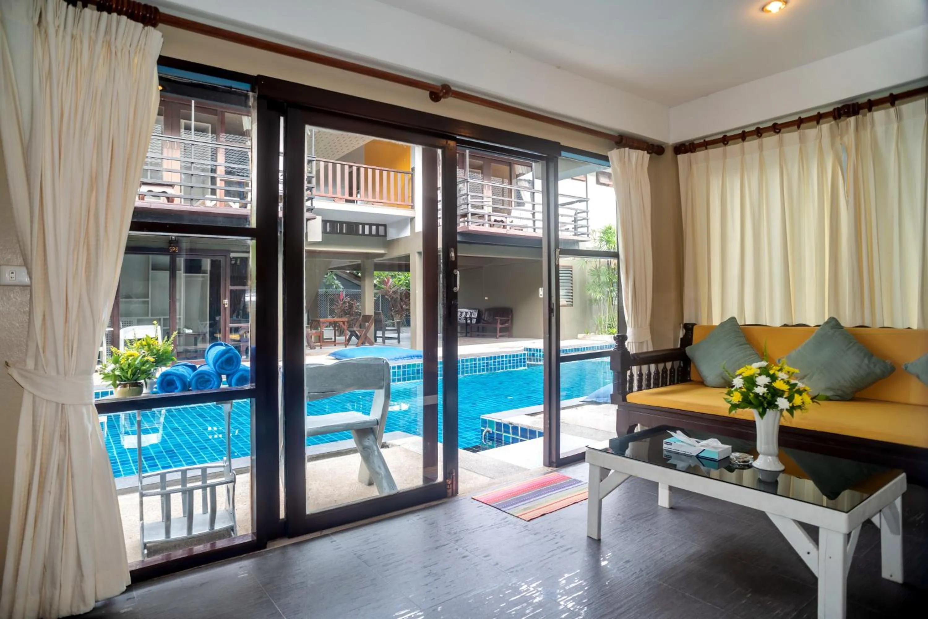 Seating area in The Florist Resort