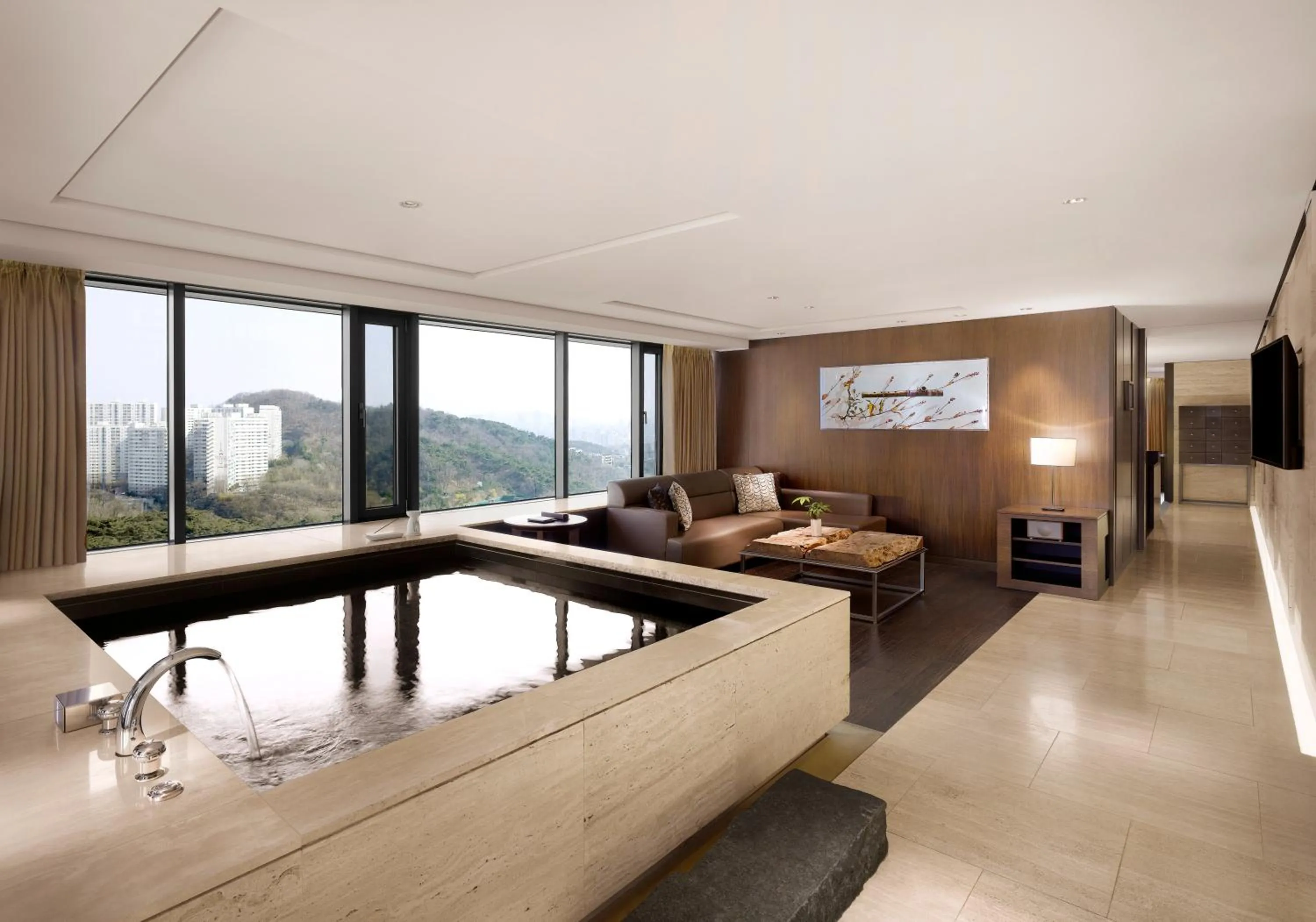 Living room in Banyan Tree Club & Spa Seoul