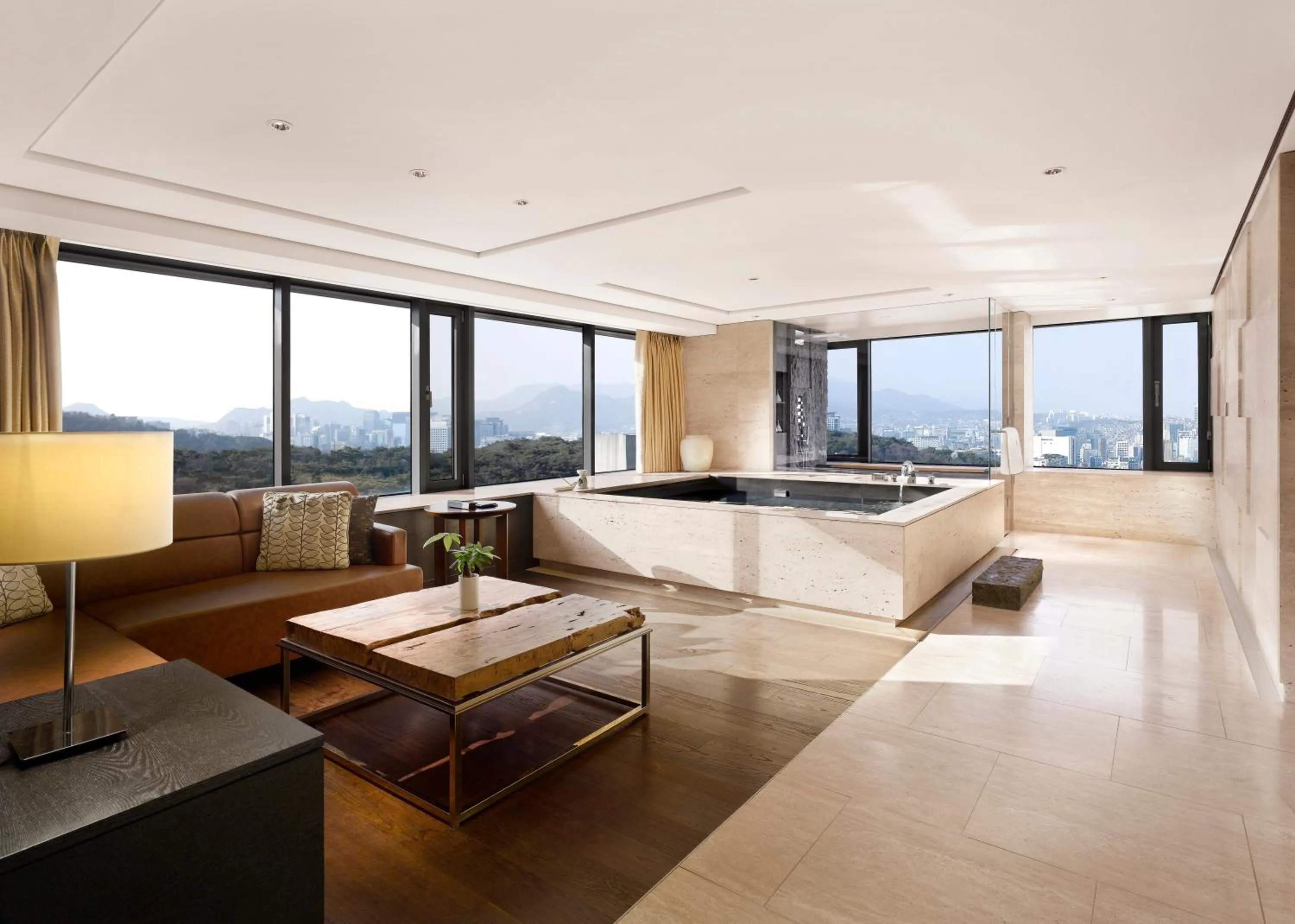 Living room in Banyan Tree Club & Spa Seoul