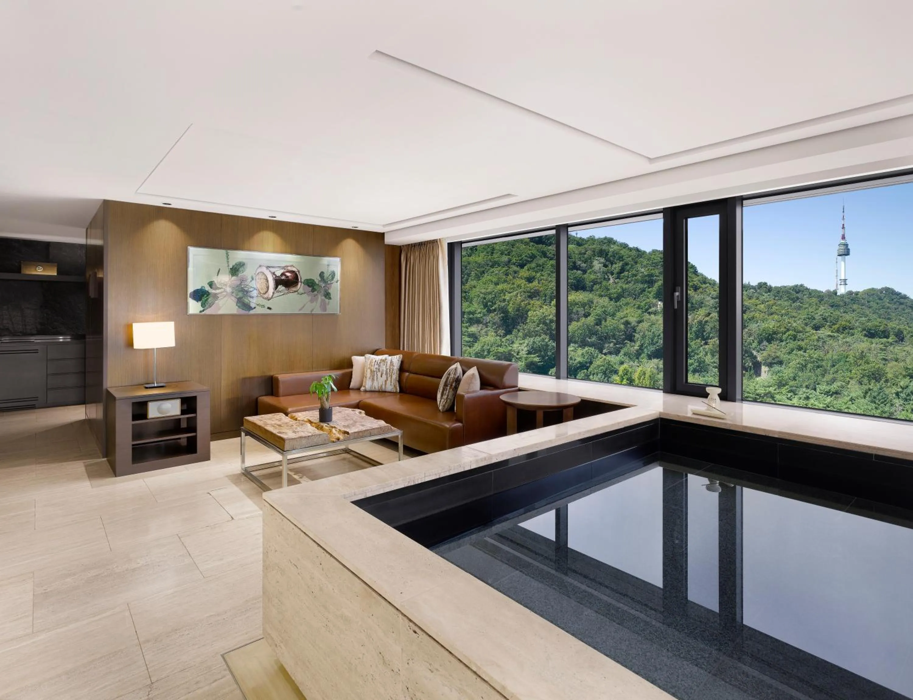 Living room in Banyan Tree Club & Spa Seoul
