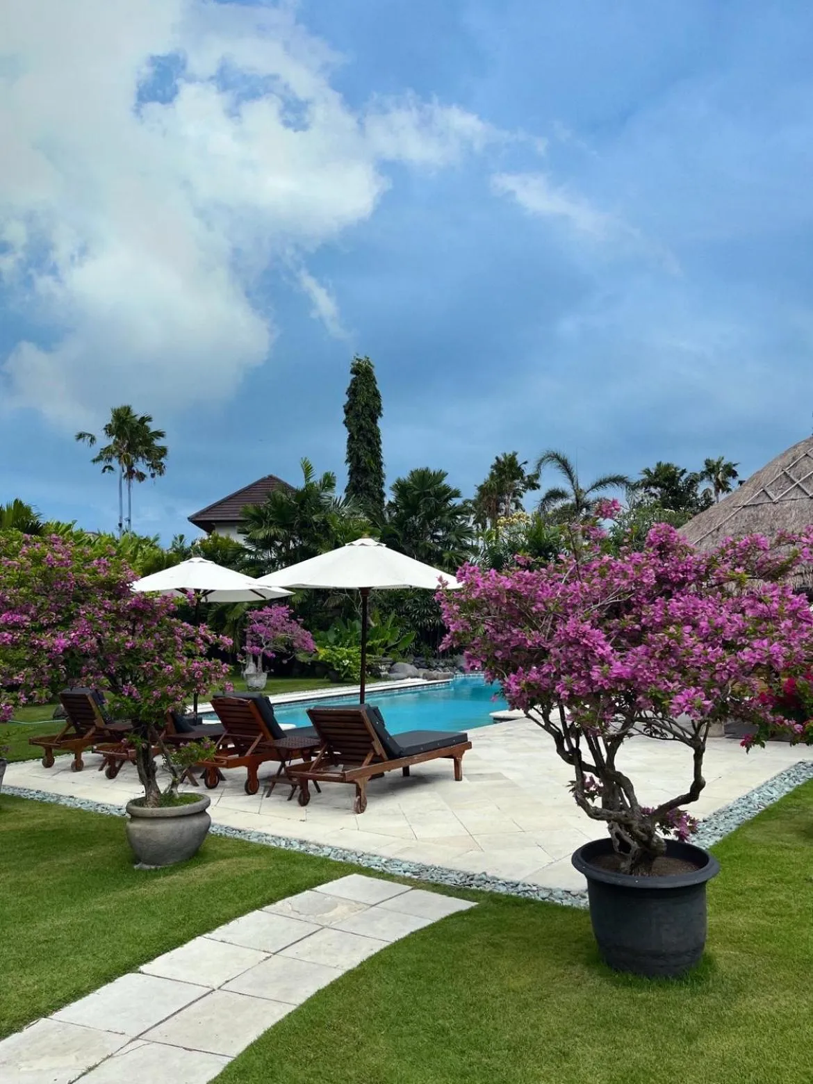 Garden view in Sienna Villas Seminyak