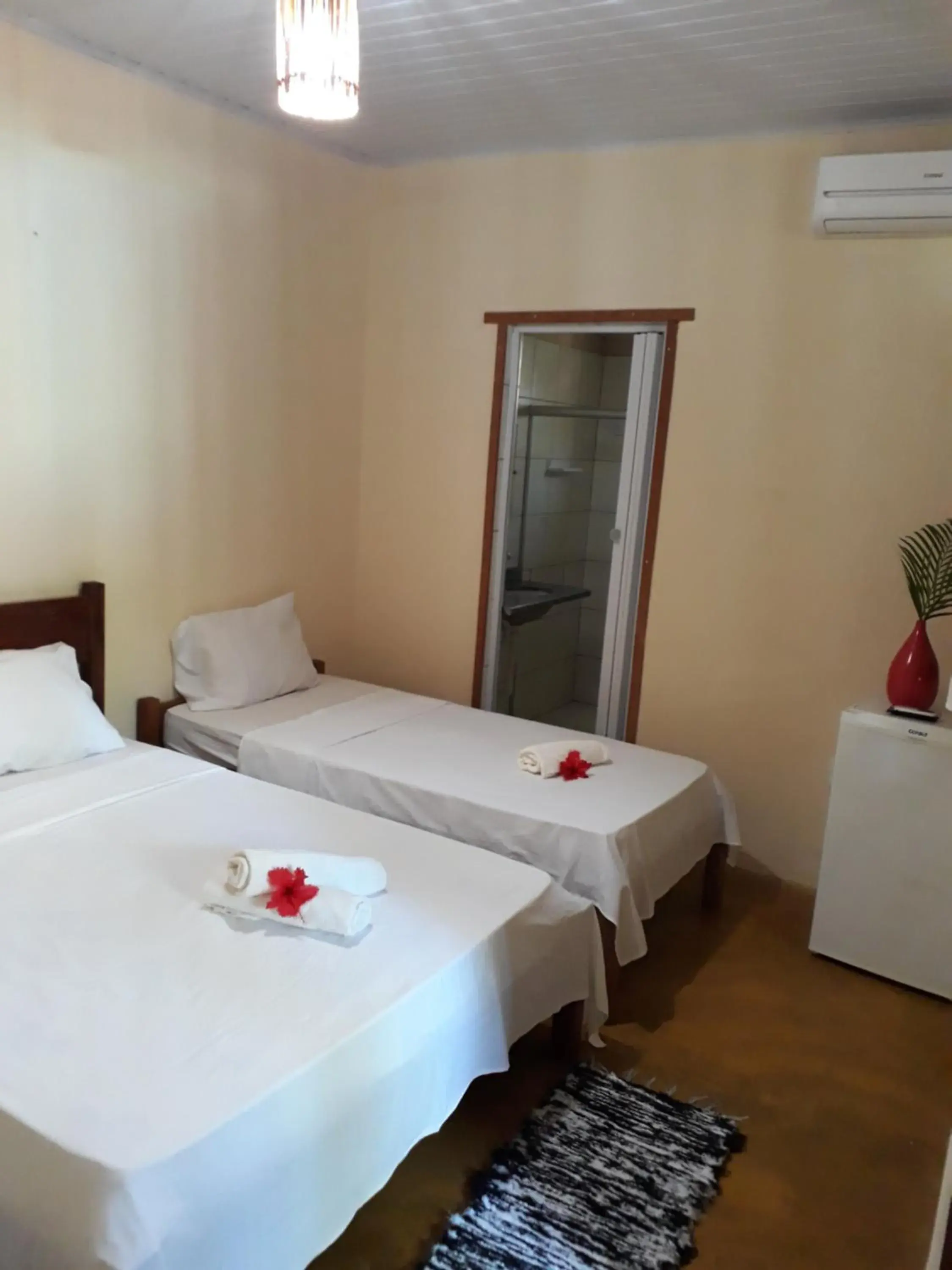 Classic Quadruple Room in Pousada Corais Do Sul Classic Quadruple Room in Pousada Corais Do Sul