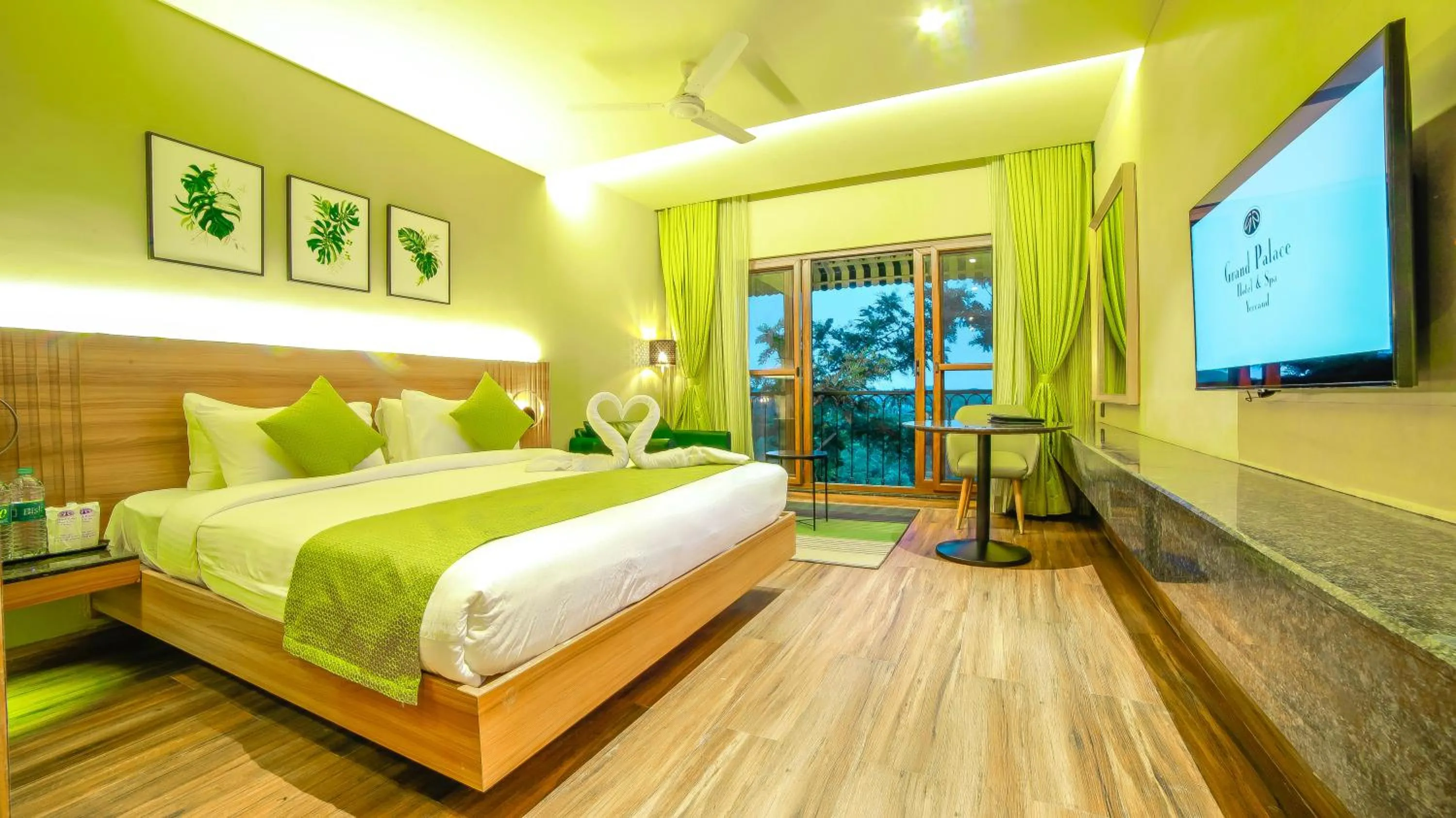 Bed in Grand Palace Hotel & Spa