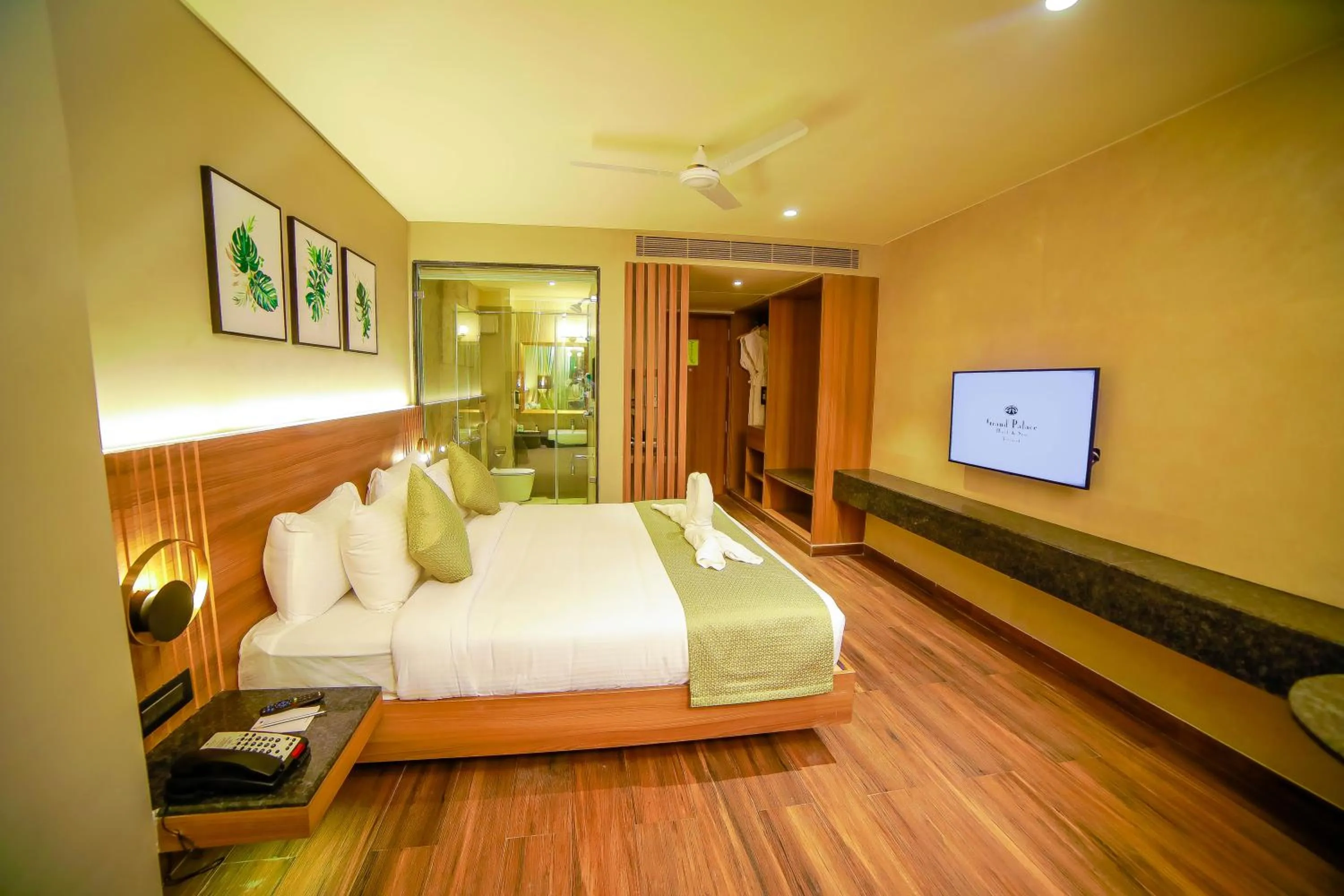 Bed in Grand Palace Hotel & Spa