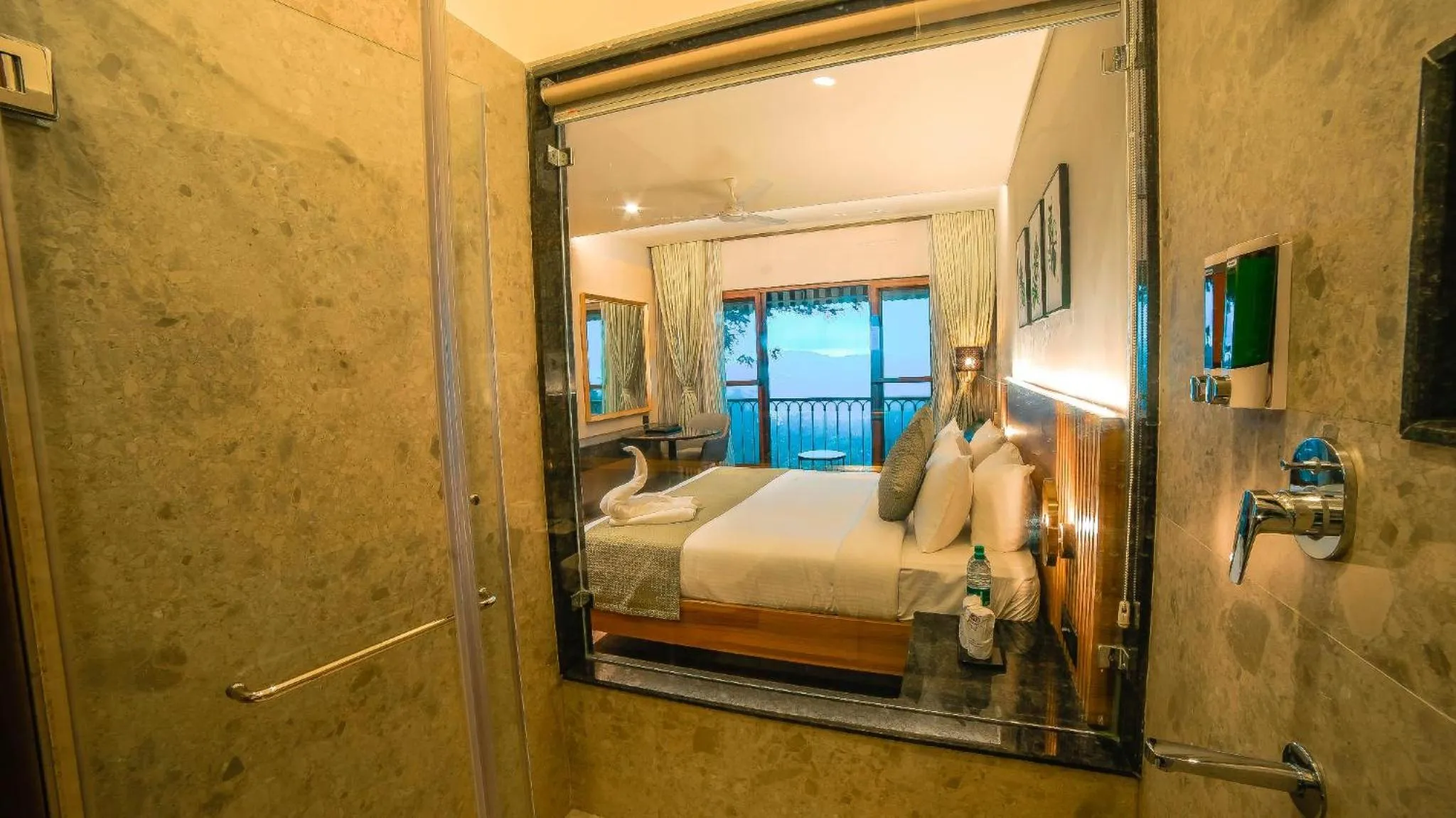 Bed in Grand Palace Hotel & Spa