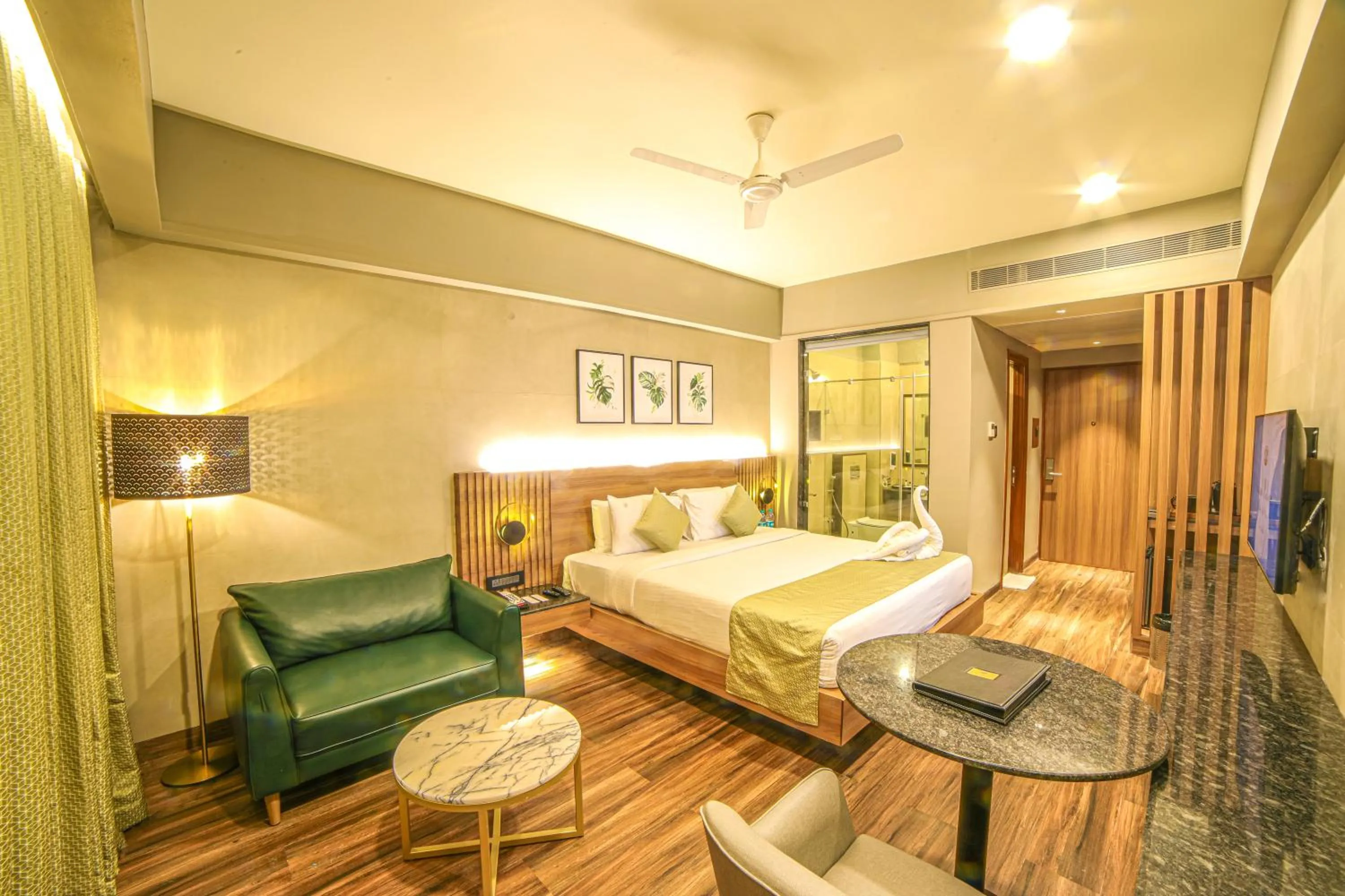 Bed in Grand Palace Hotel & Spa