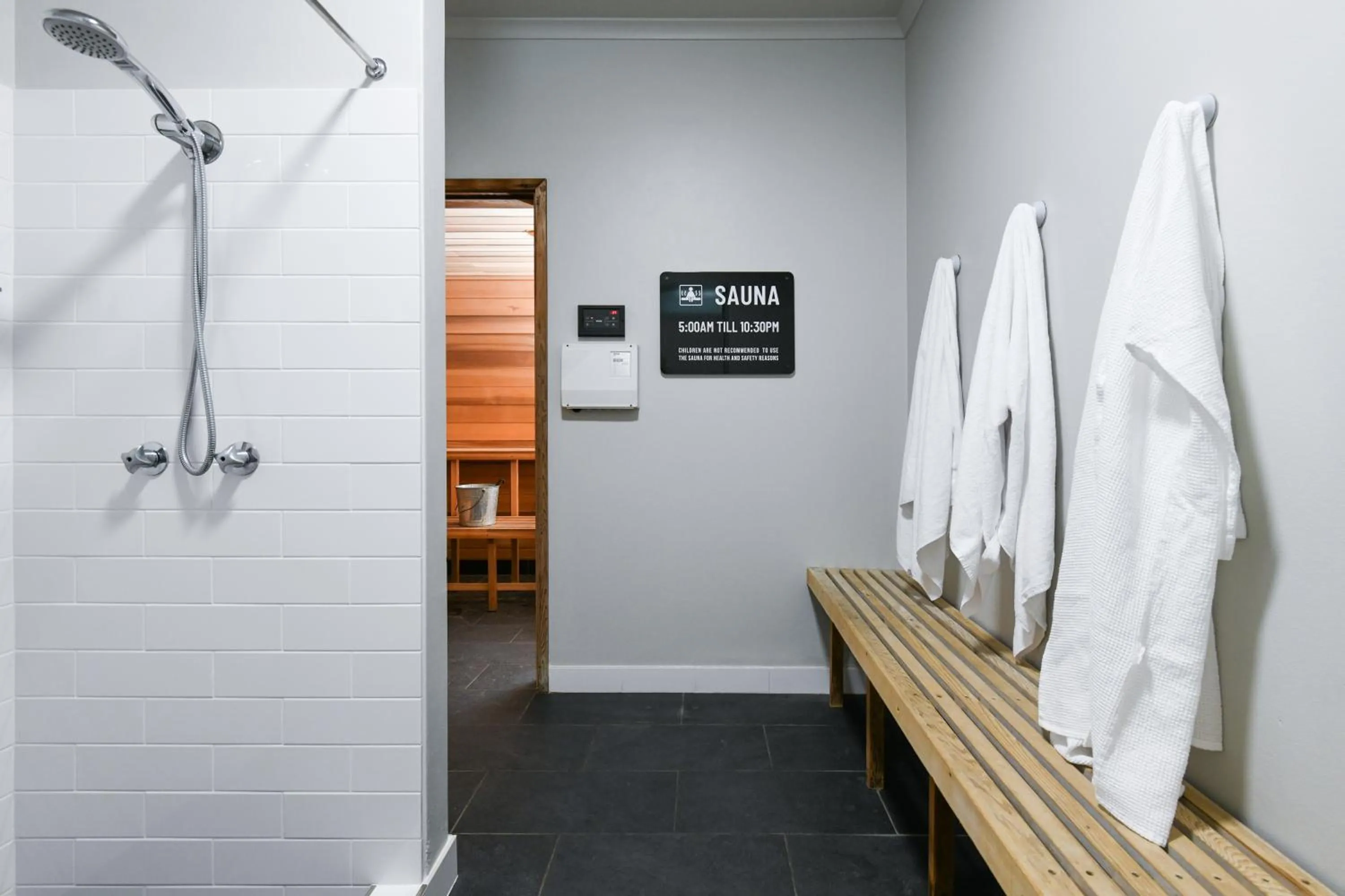 Sauna in Powerhouse Hotel Tamworth by Rydges